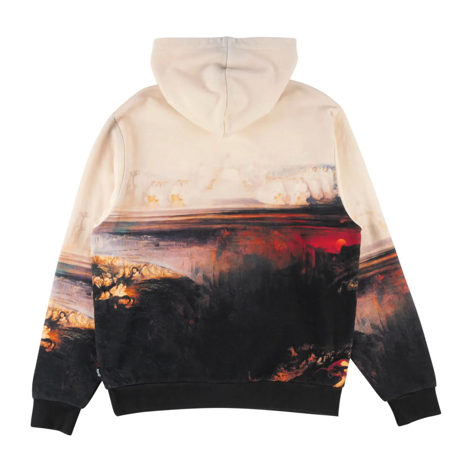 Welcome Skateboards Hoody Judgement All Over Print Black - Image 2