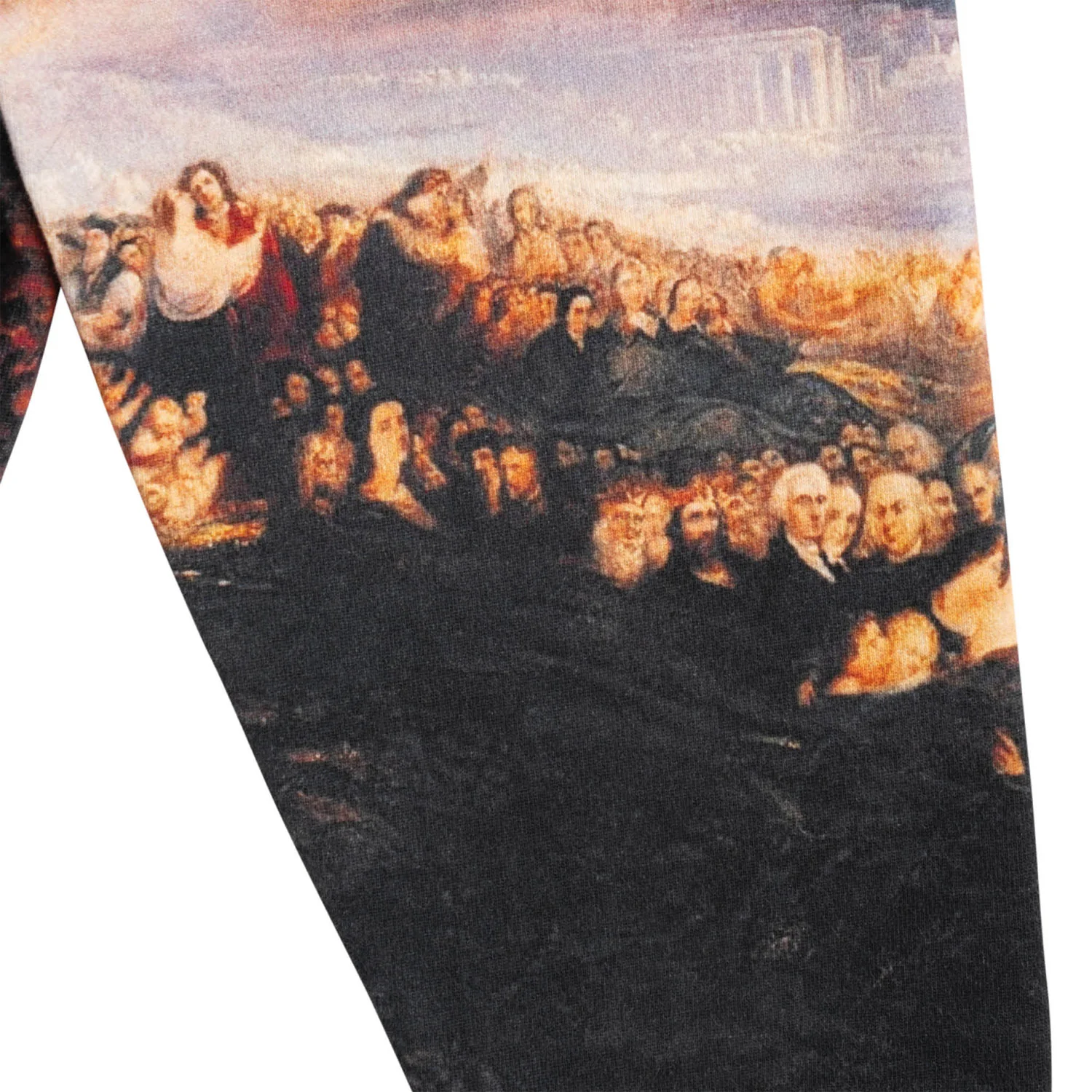 Welcome Skateboards Hoody Judgement All Over Print Black - Image 5