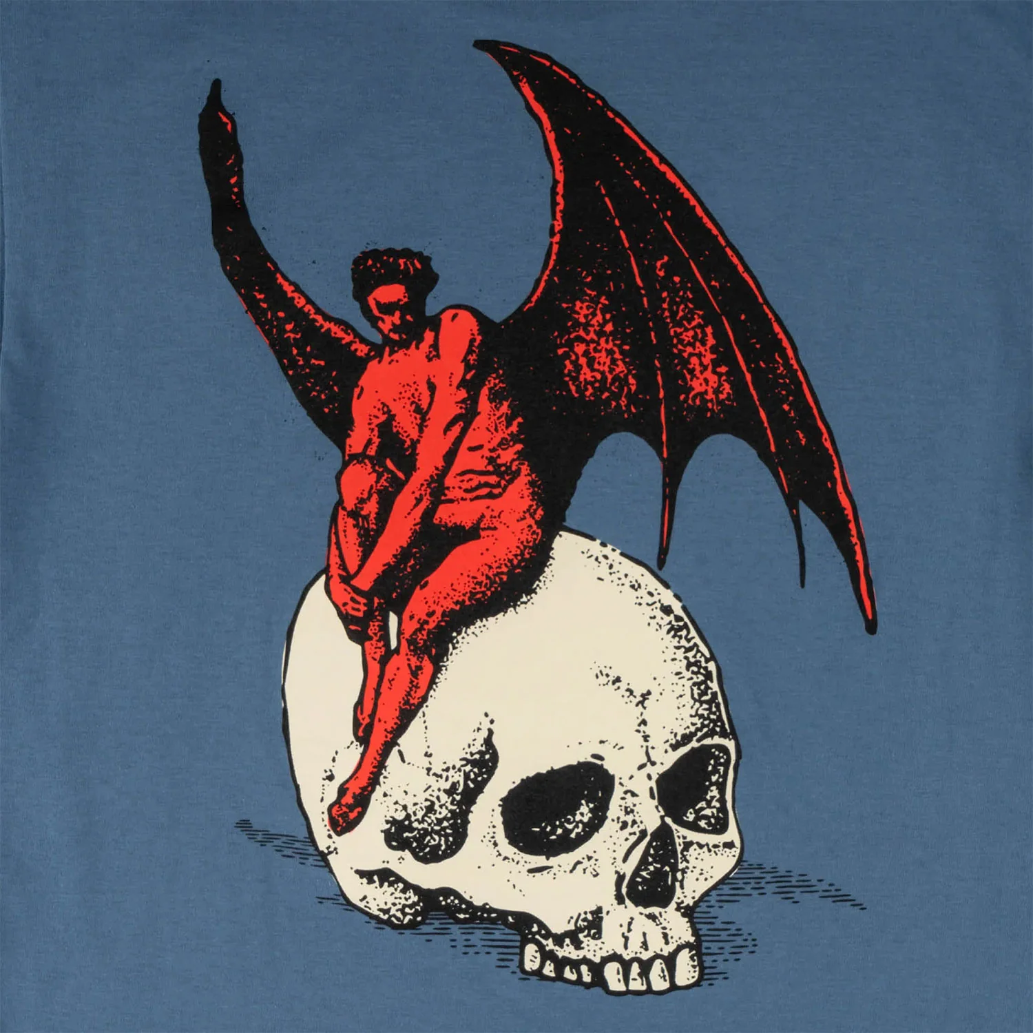 Welcome Skateboards Shirt Nephlim Indigo - Image 2