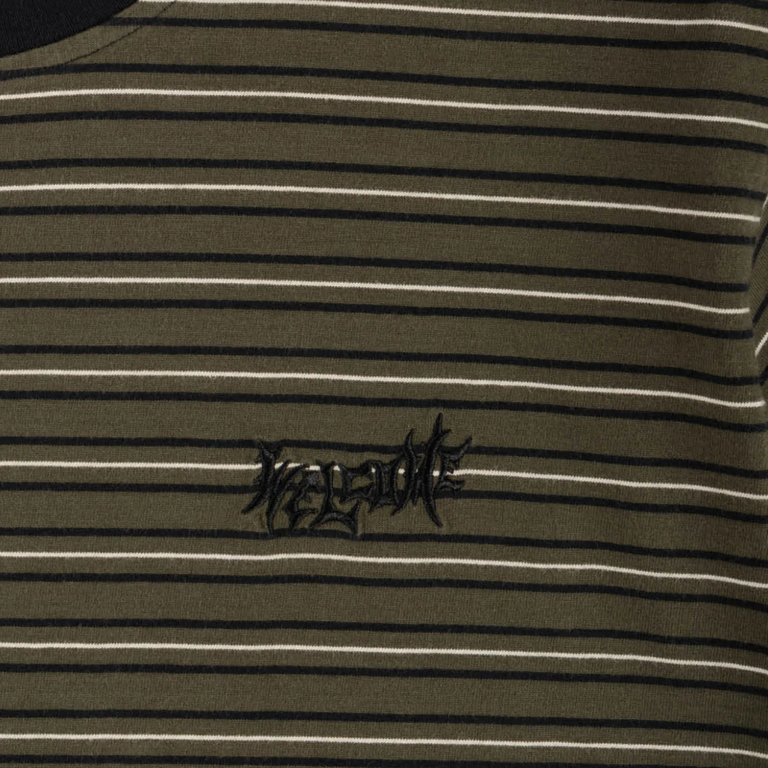 Welcome Skateboards Shirt Recess Striped Knit Forest Night - Image 3