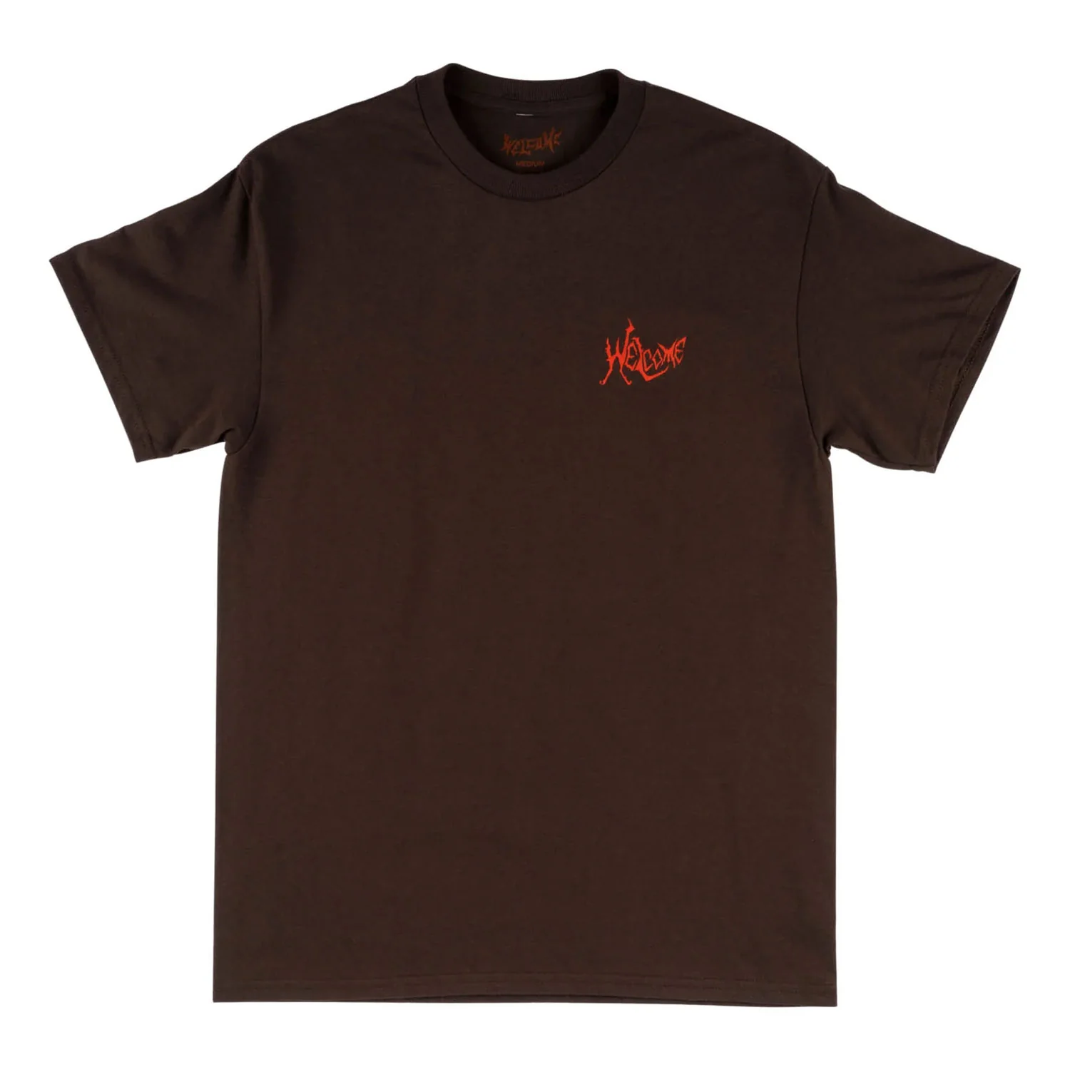 Welcome Skateboards Shirt Twin Spine Dark Chocolate - Image 2