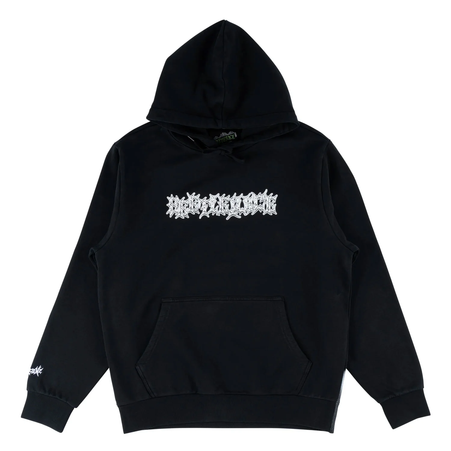 Welcome Skateboards x Beetlejuice Qualified Hoodie Sweatshirt Black - Image 2