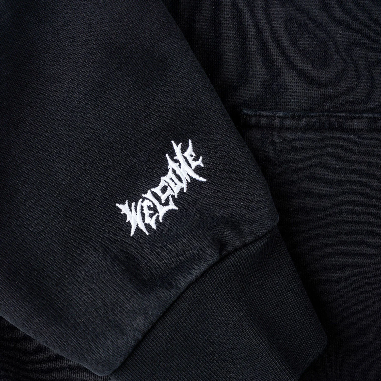 Welcome Skateboards x Beetlejuice Qualified Hoodie Sweatshirt Black - Image 5