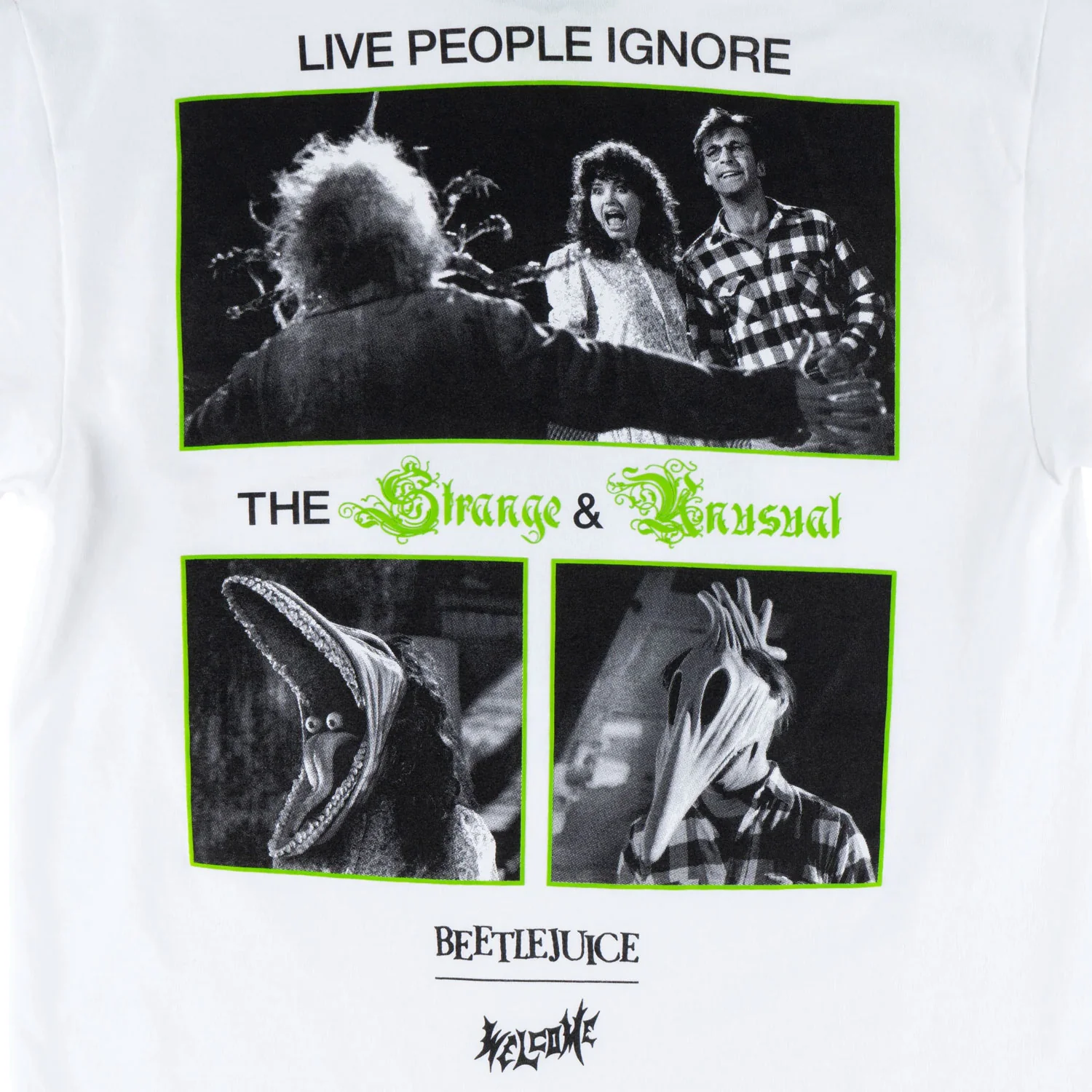 Welcome Skateboards x Beetlejuice Trust T-Shirt White - Image 4