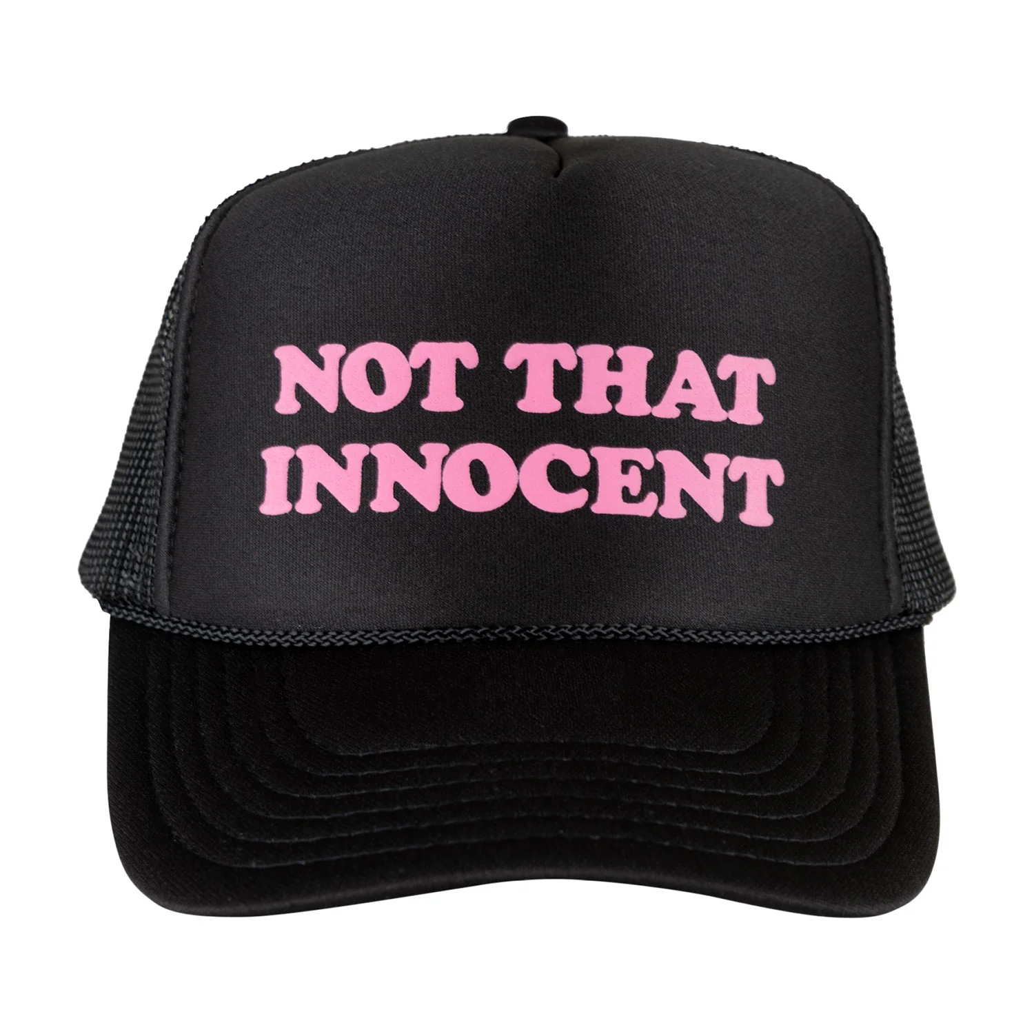 Welcome Skateboards x Britney Innocent Trucker Hat Black