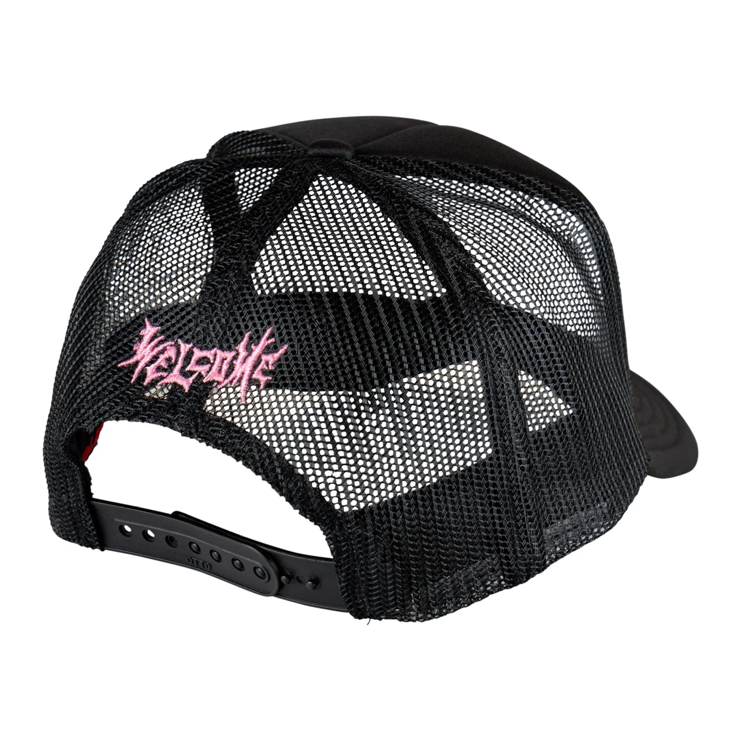 Welcome Skateboards x Britney Innocent Trucker Hat Black - Image 4