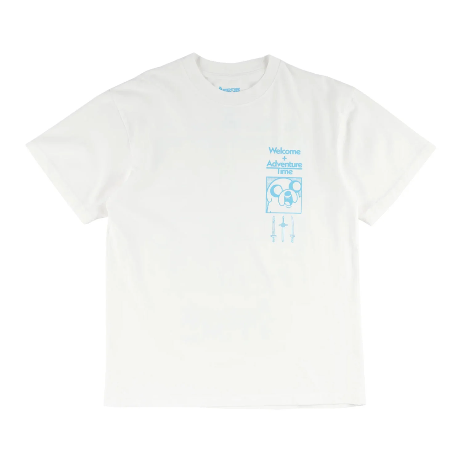 Welcome x Adventure Time Shirt Heart On White/Blue - Image 2