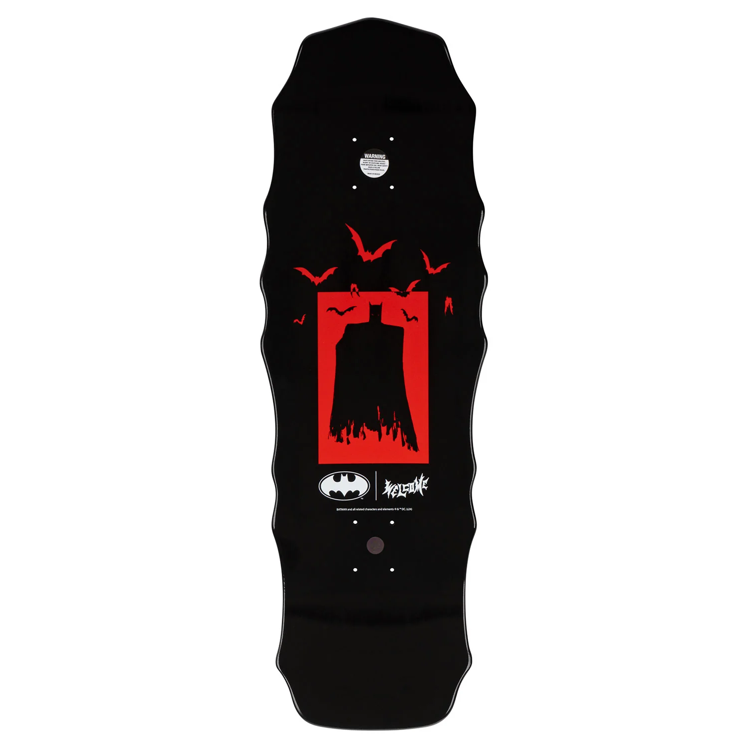 Welcome x Batman Skateboard Deck Bane of Widow Black Dip 10.0" - Image 2