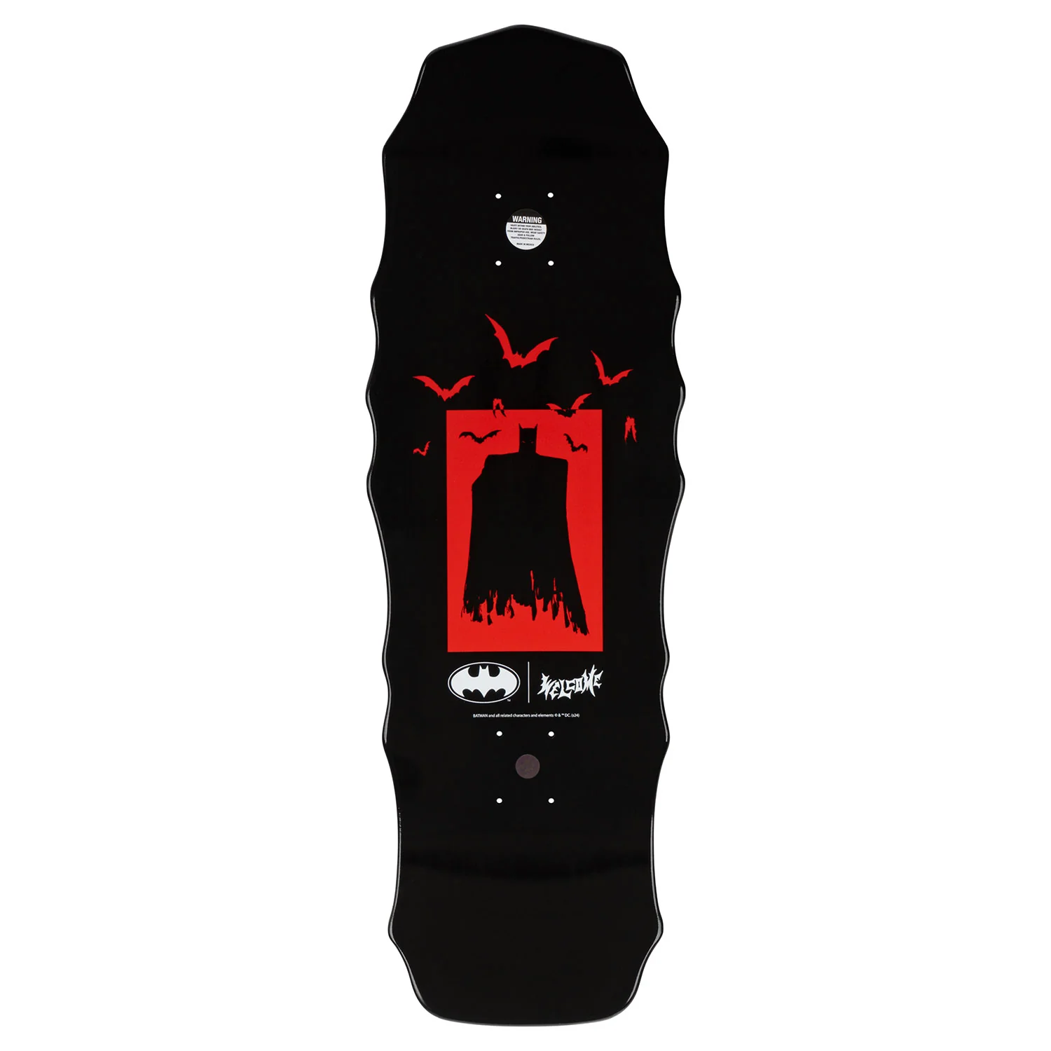 Welcome x Batman Skateboard Deck Catwomen on Widow Black Dip 10.0" - Image 2