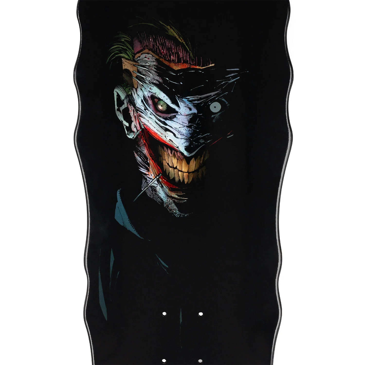 Welcome x Batman Skateboard Deck Joker on Widow Black Dip 10.0" - Image 3