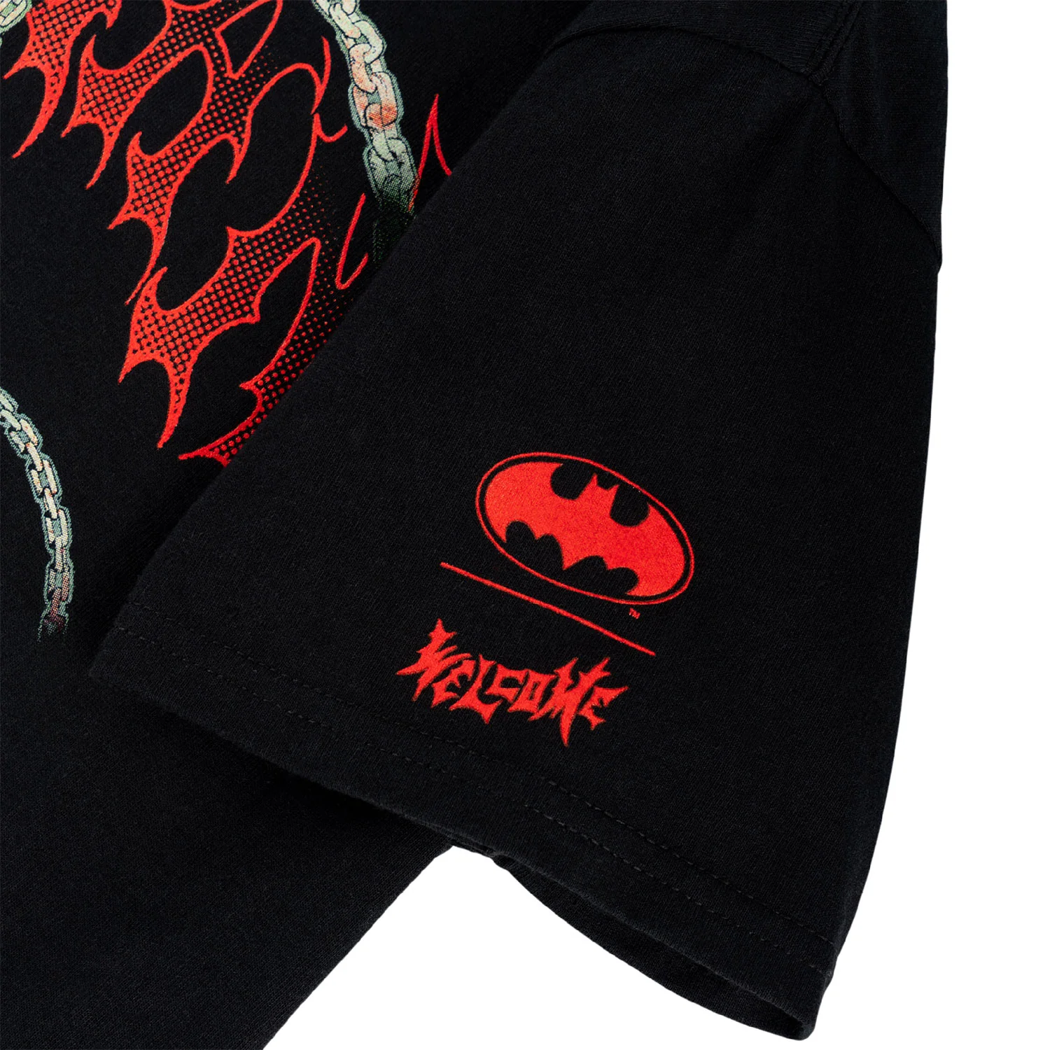 Welcome x Batman Skateboard T-Shirt Batman Who Laughs Black - Image 5