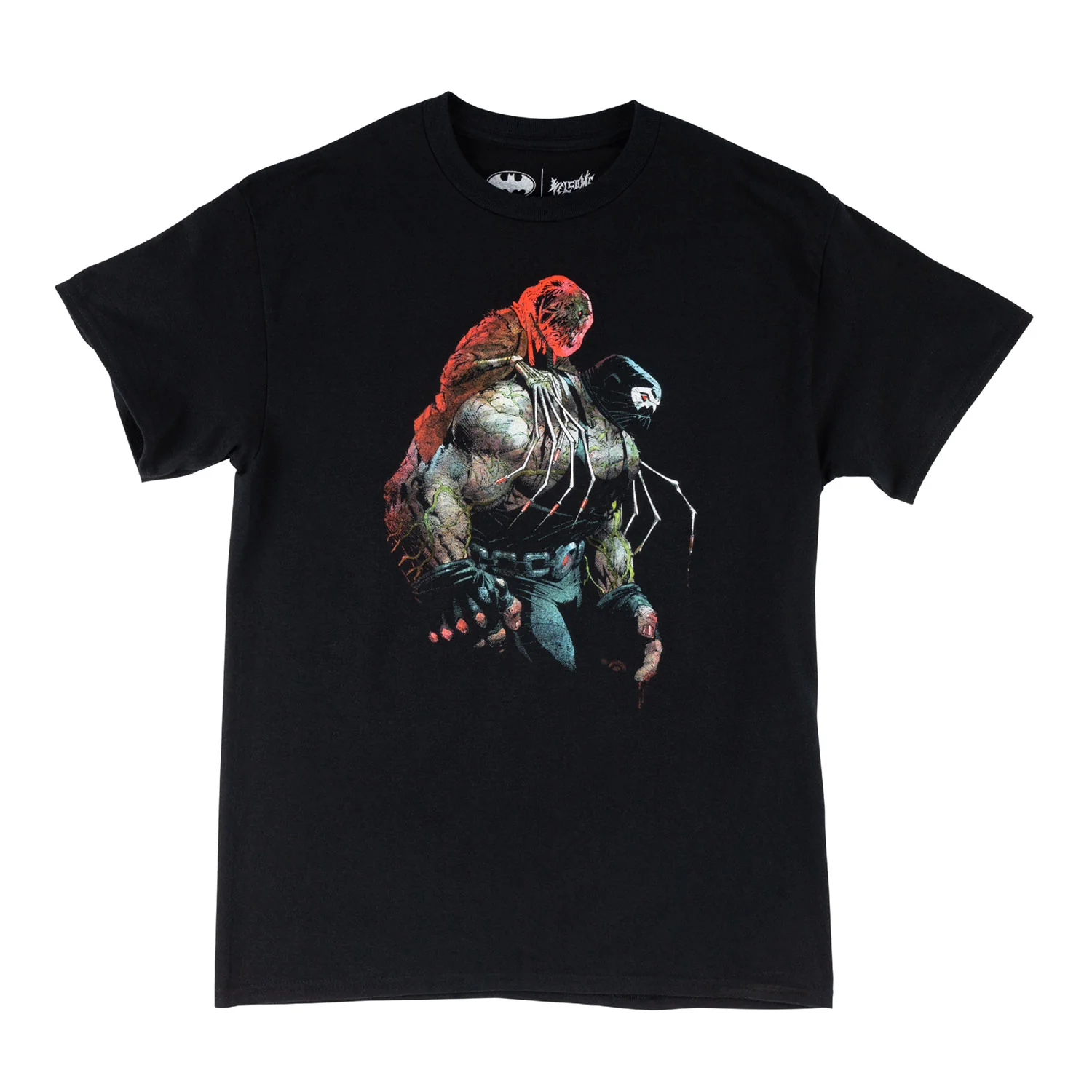 Welcome x Batman Skateboard T-Shirt Unlikely Friends Black
