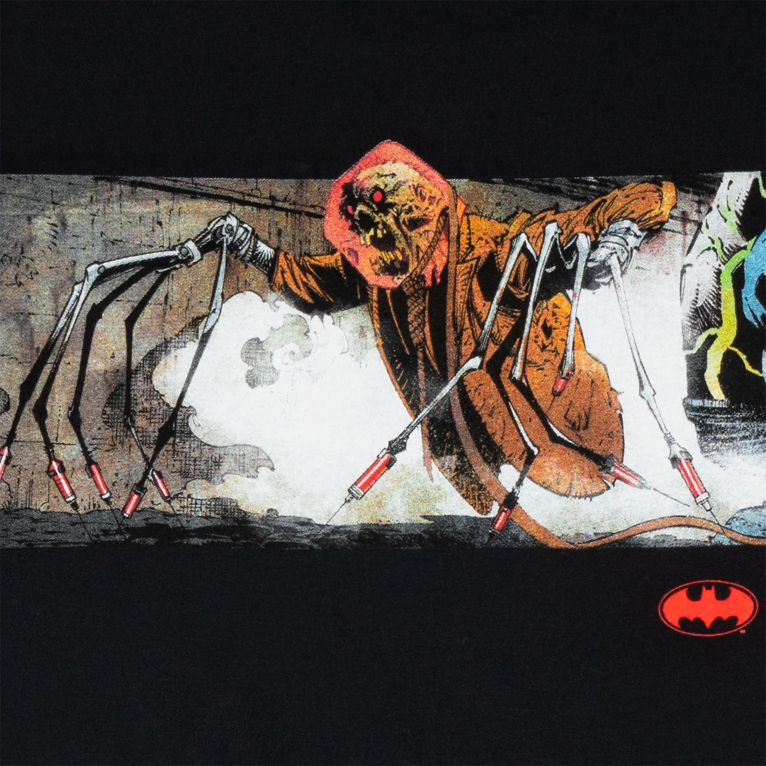 Welcome x Batman Skateboard T-Shirt Unlikely Friends Black - Image 4