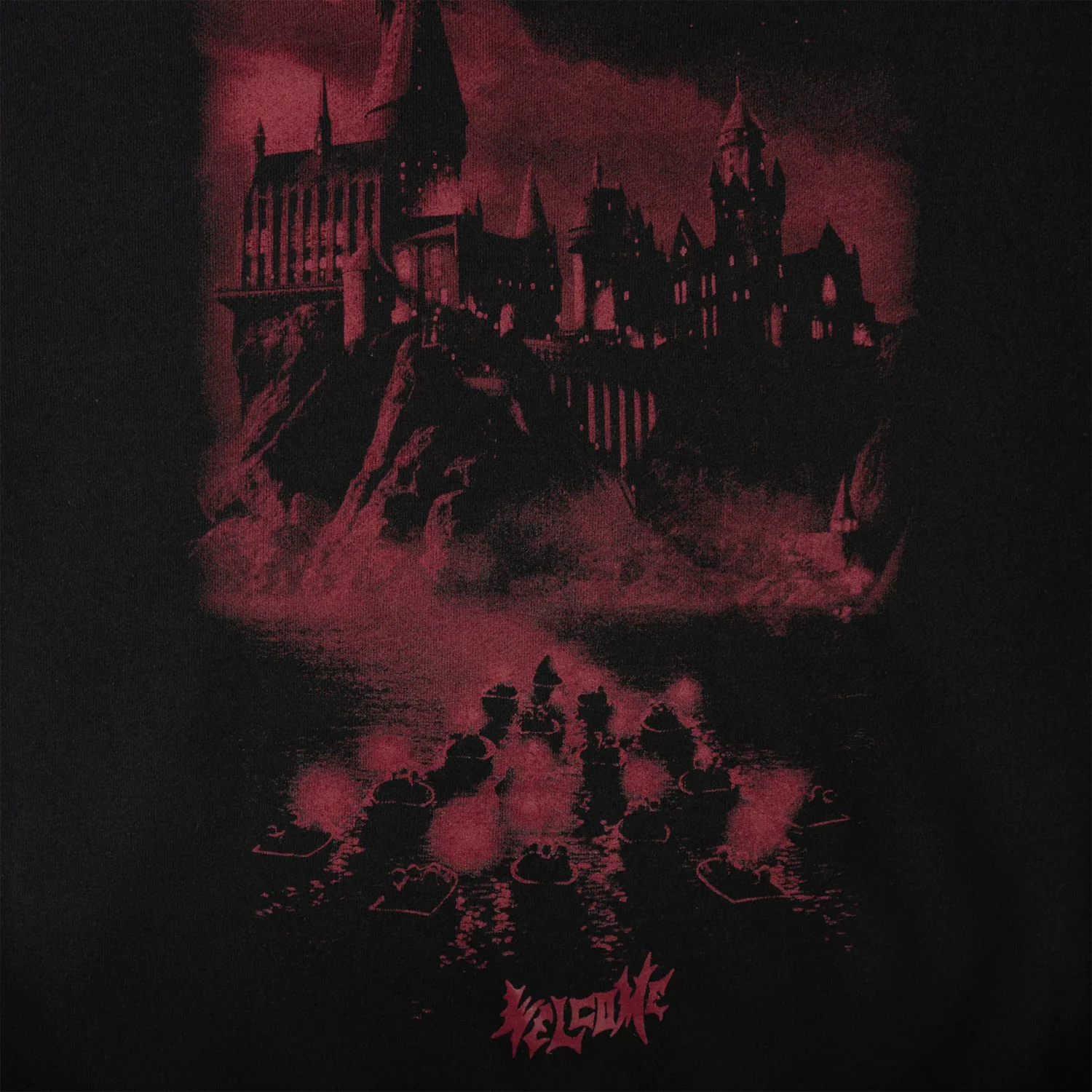 Welcome x Harry Potter Hoody Arrival Black - Image 3