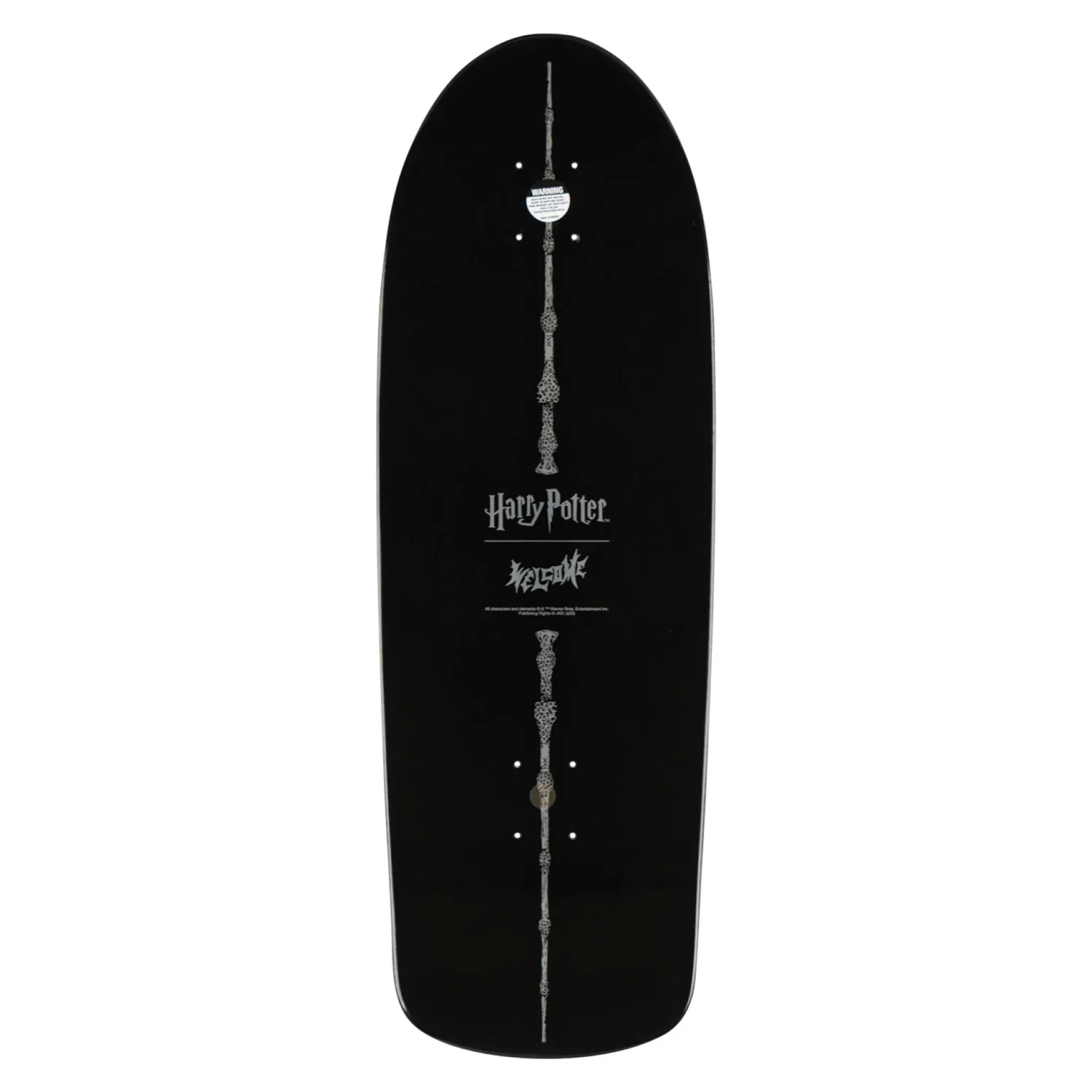 Welcome x Harry Potter Skateboard Deck Dementor on Boar Black 10.1" - Image 2
