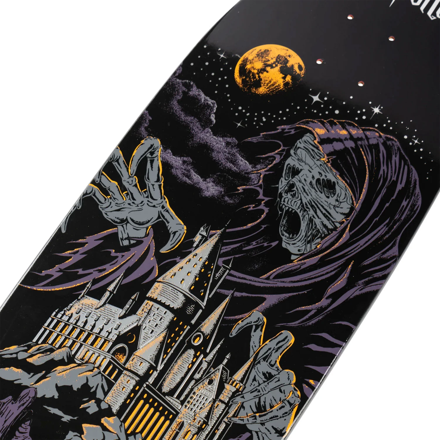 Welcome x Harry Potter Skateboard Deck Dementor on Boar Black 10.1" - Image 4