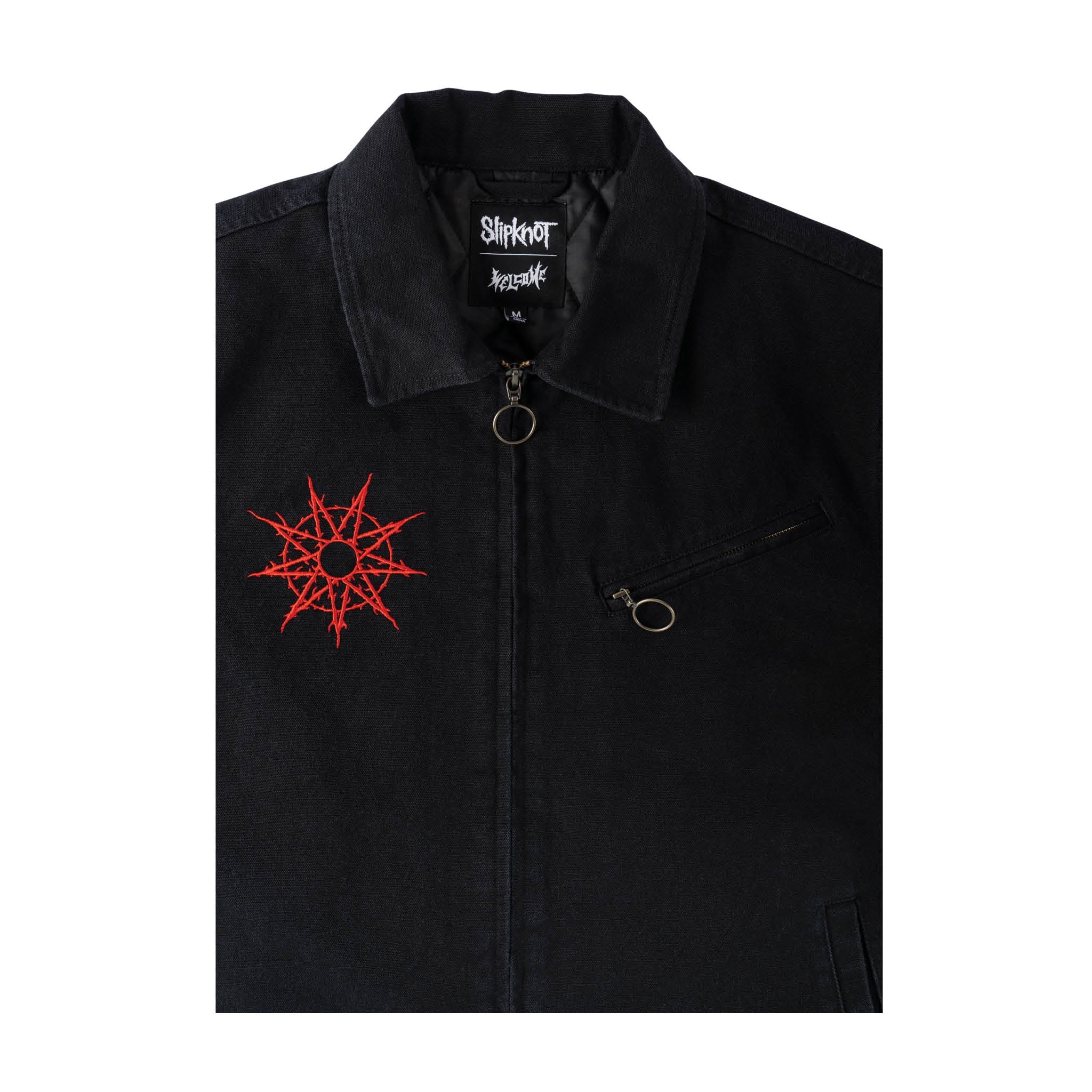 Welcome x Slipknot Coat Self Titled Jacket Black - Image 4