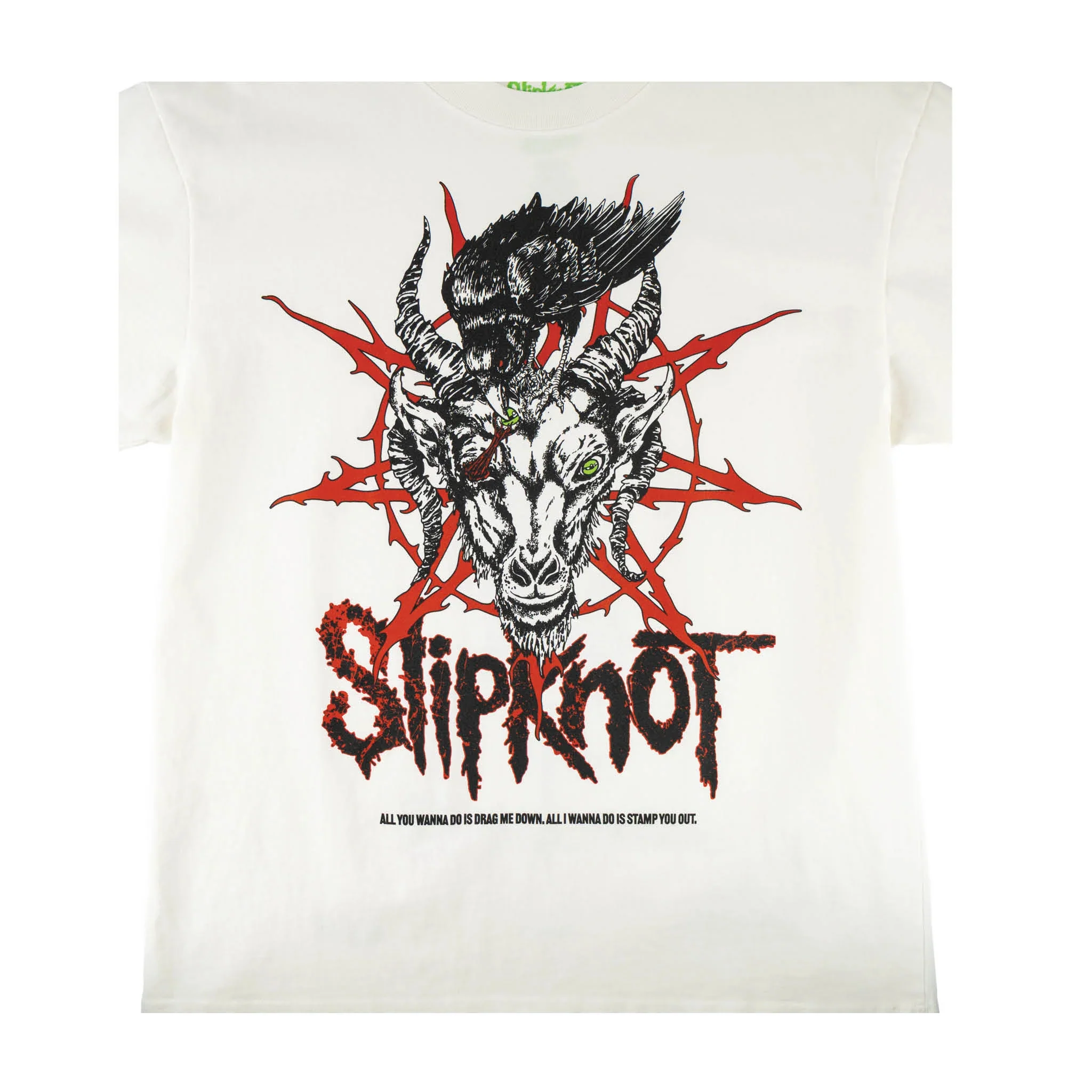 Welcome x Slipknot Shirt Spit It Out White - Image 3
