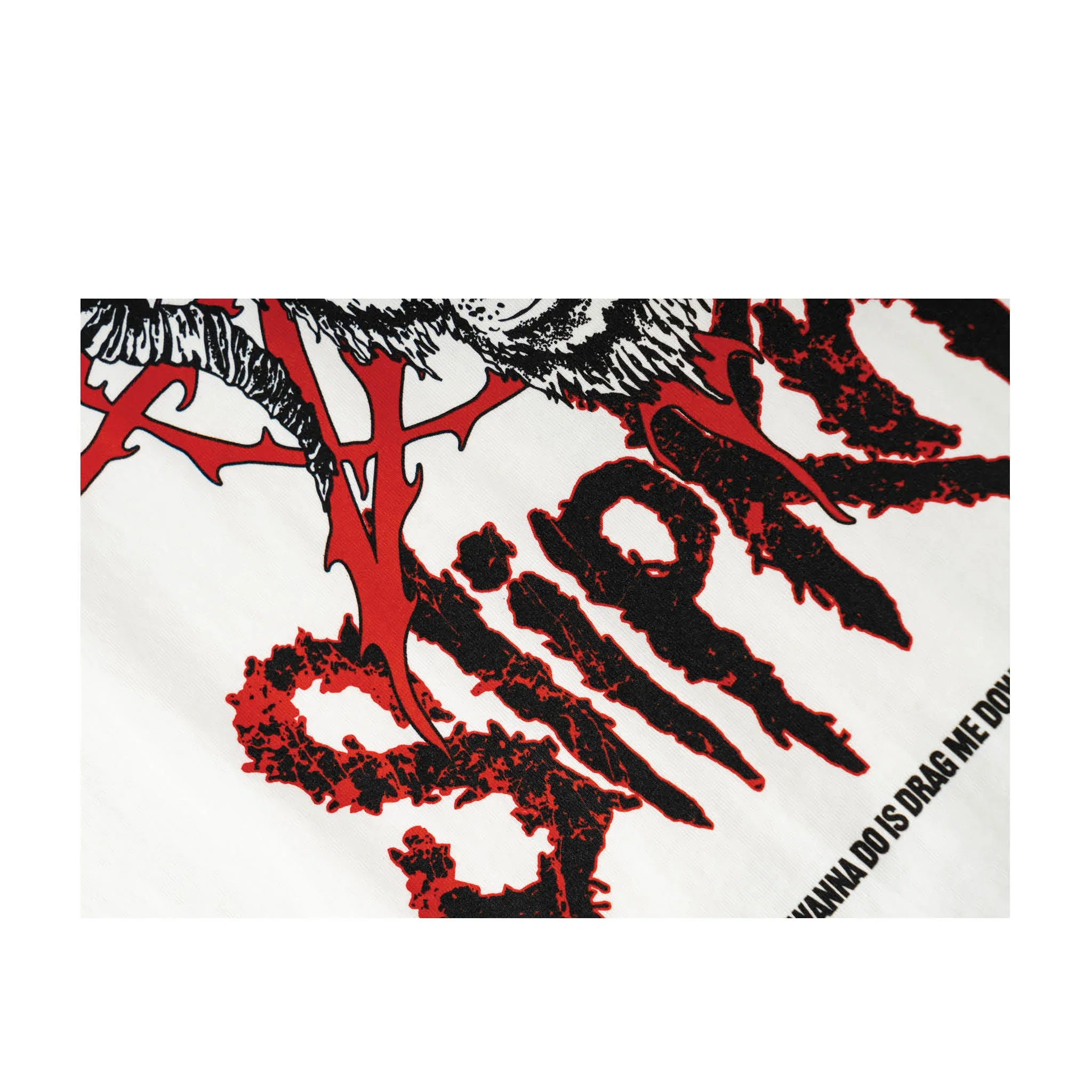 Welcome x Slipknot Shirt Spit It Out White - Image 4
