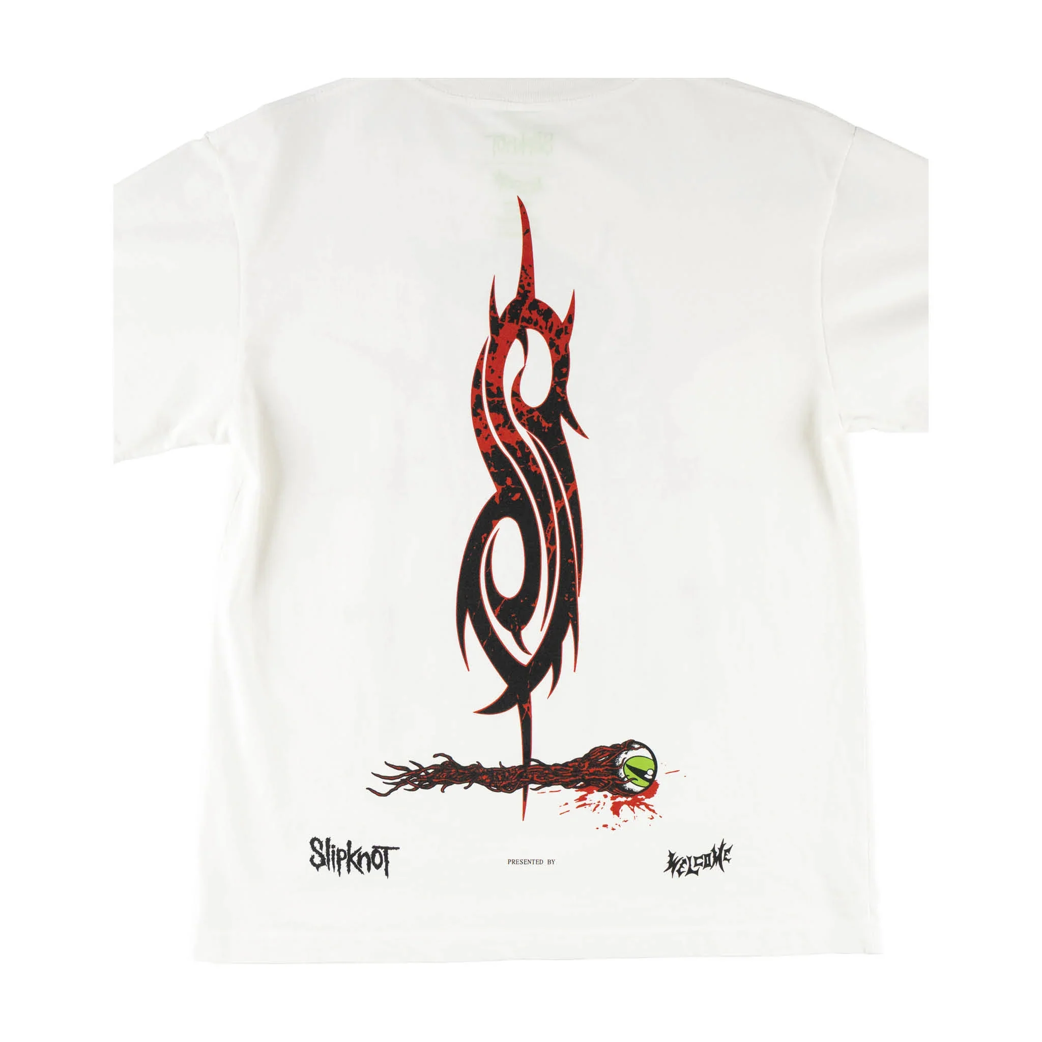 Welcome x Slipknot Shirt Spit It Out White - Image 6
