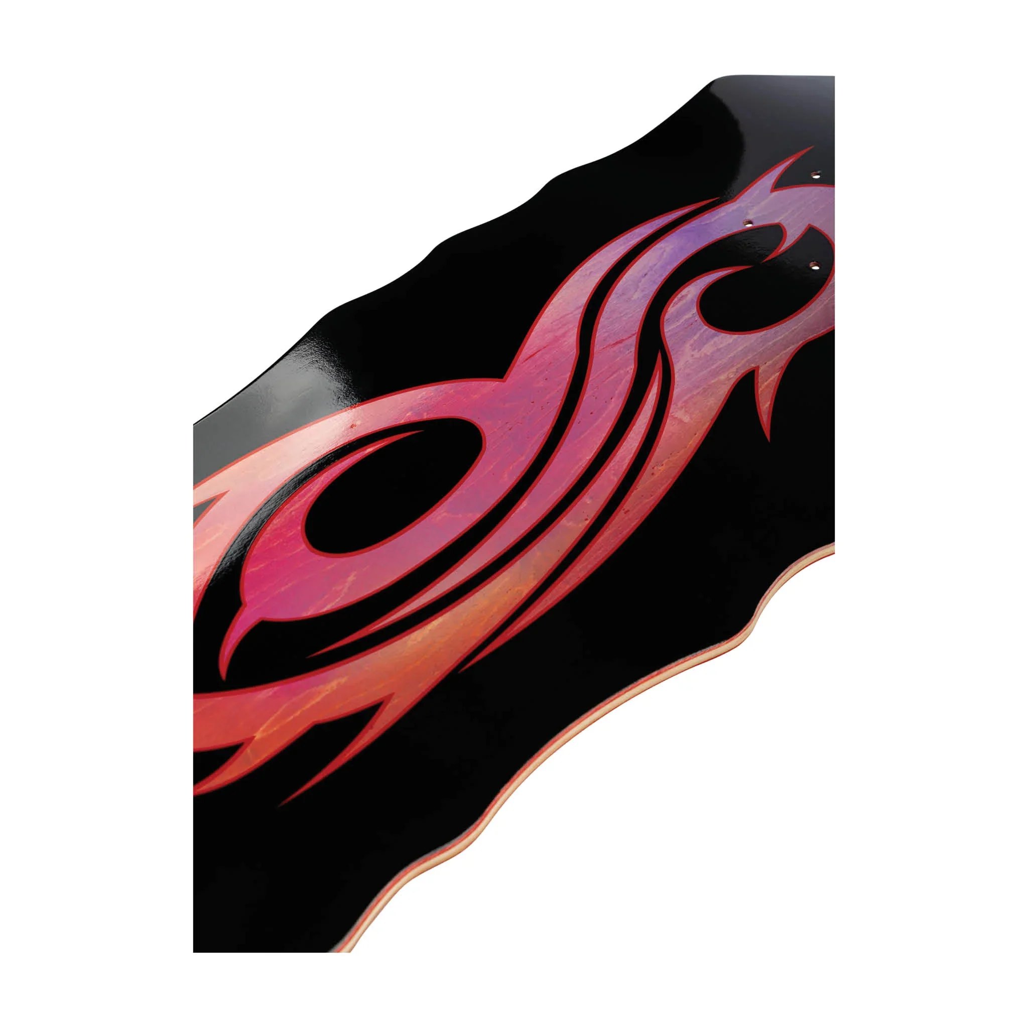 Welcome x Slipknot Skateboard Deck Tribal S On Widow Purple/Red Stain 10" - Image 3