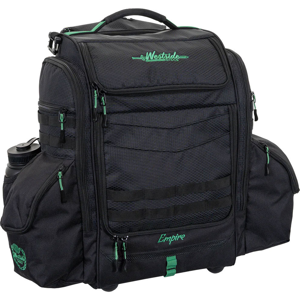 Westside Disc Golf Backpack Bag Empire Black Holds 24 Discs - Image 2