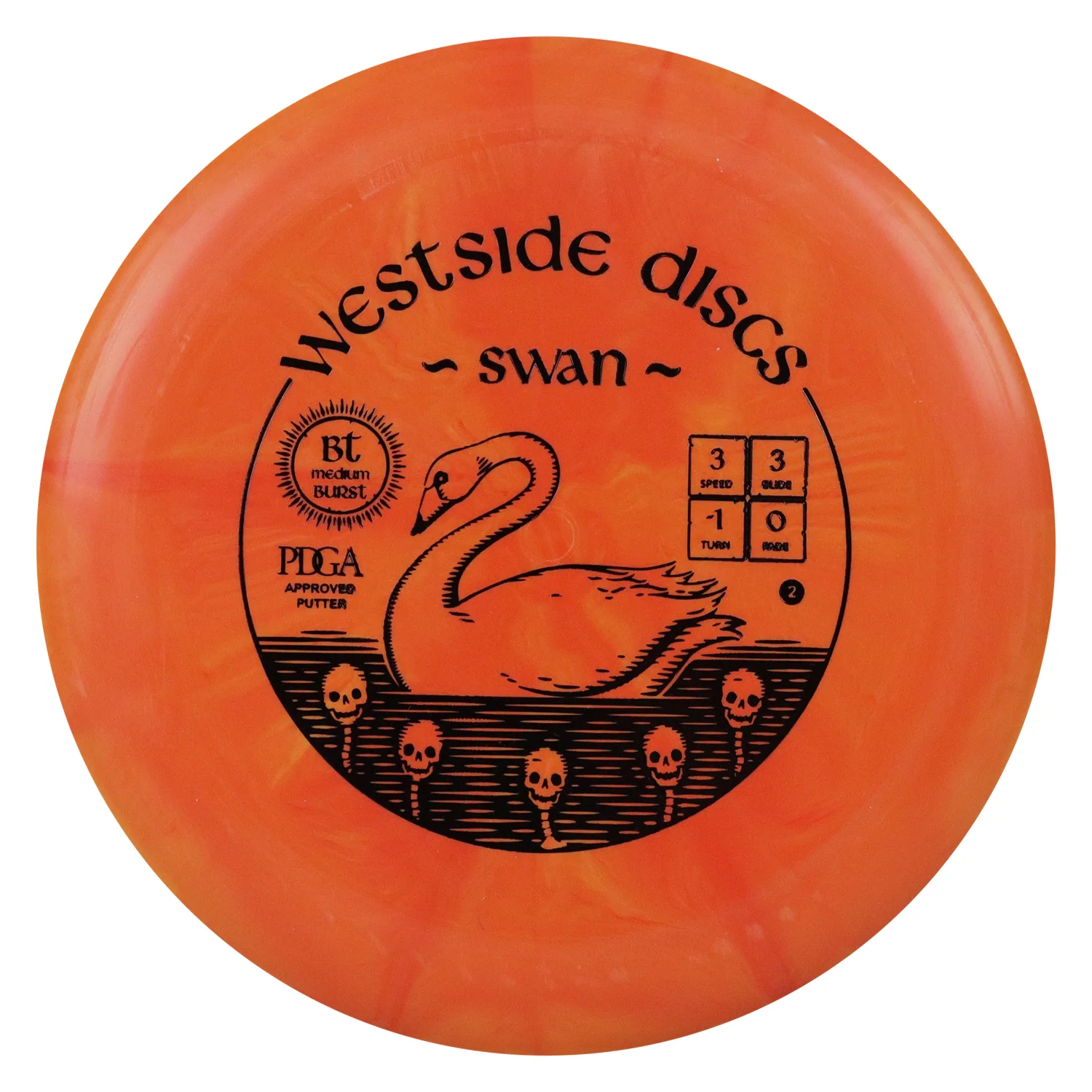 Westside Disc Golf BT Medium Burst Swan 2 Putter 3/3/-1/0 - Choose Exact Disc - Image 6