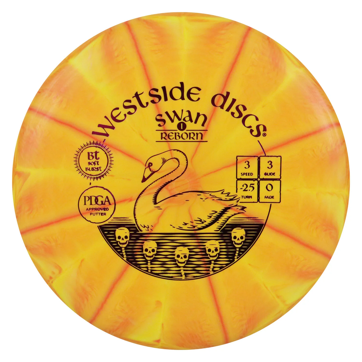 Westside Disc Golf BT Soft Burst Swan 1 Reborn Putter 3/3/-2.5/0 - Choose Exact Disc - Image 5