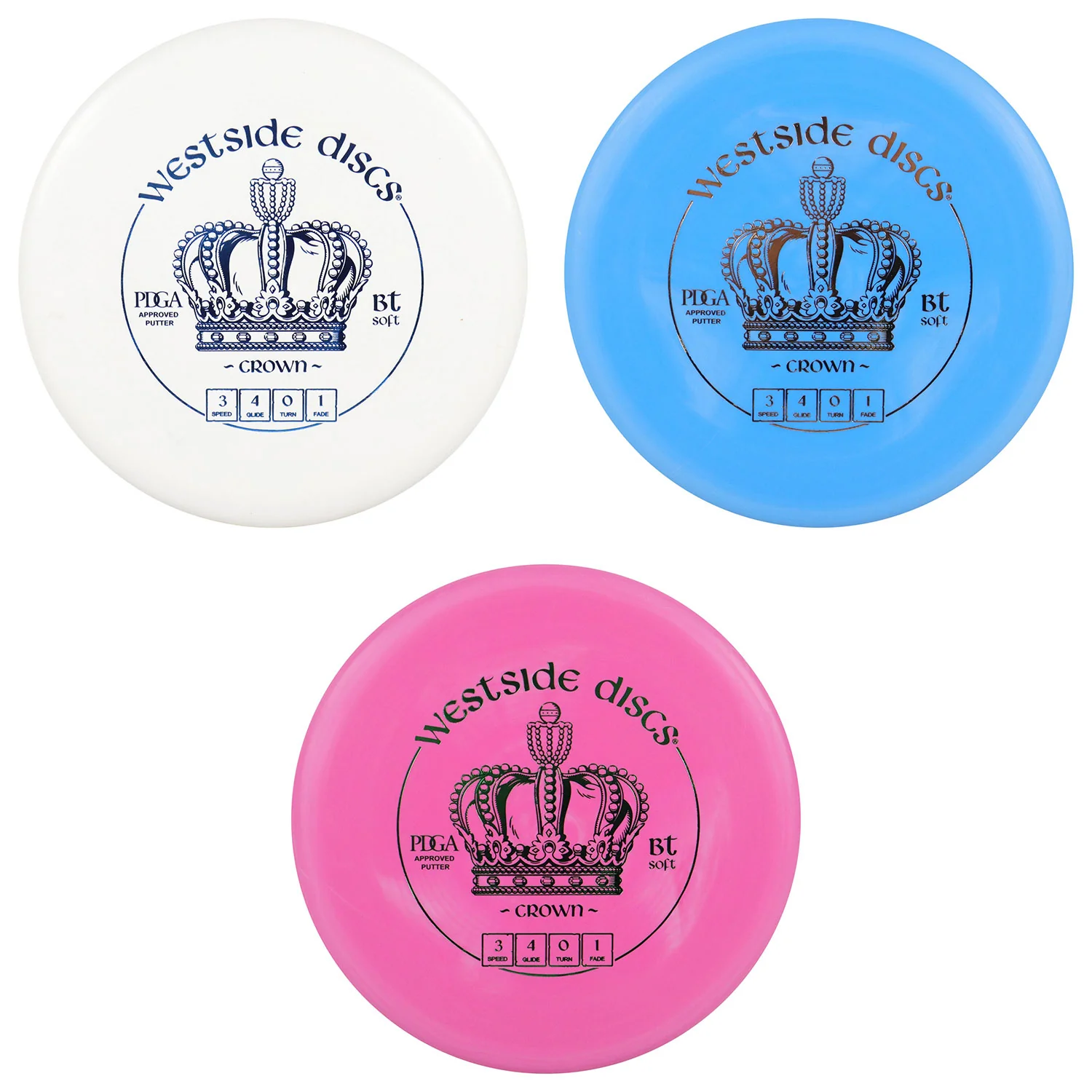 Westside Disc Golf BT Soft Crown Putter 3/4/0/1 - Choose Exact