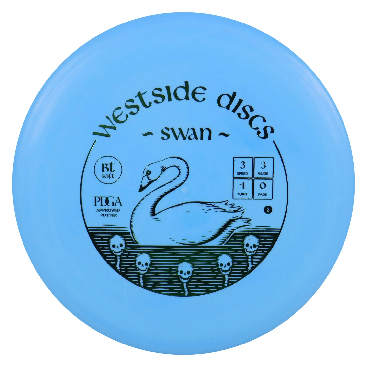 Westside Disc Golf BT Soft Swan 2 Putter 3/3/-1/0 - Choose Exact Disc - Image 3