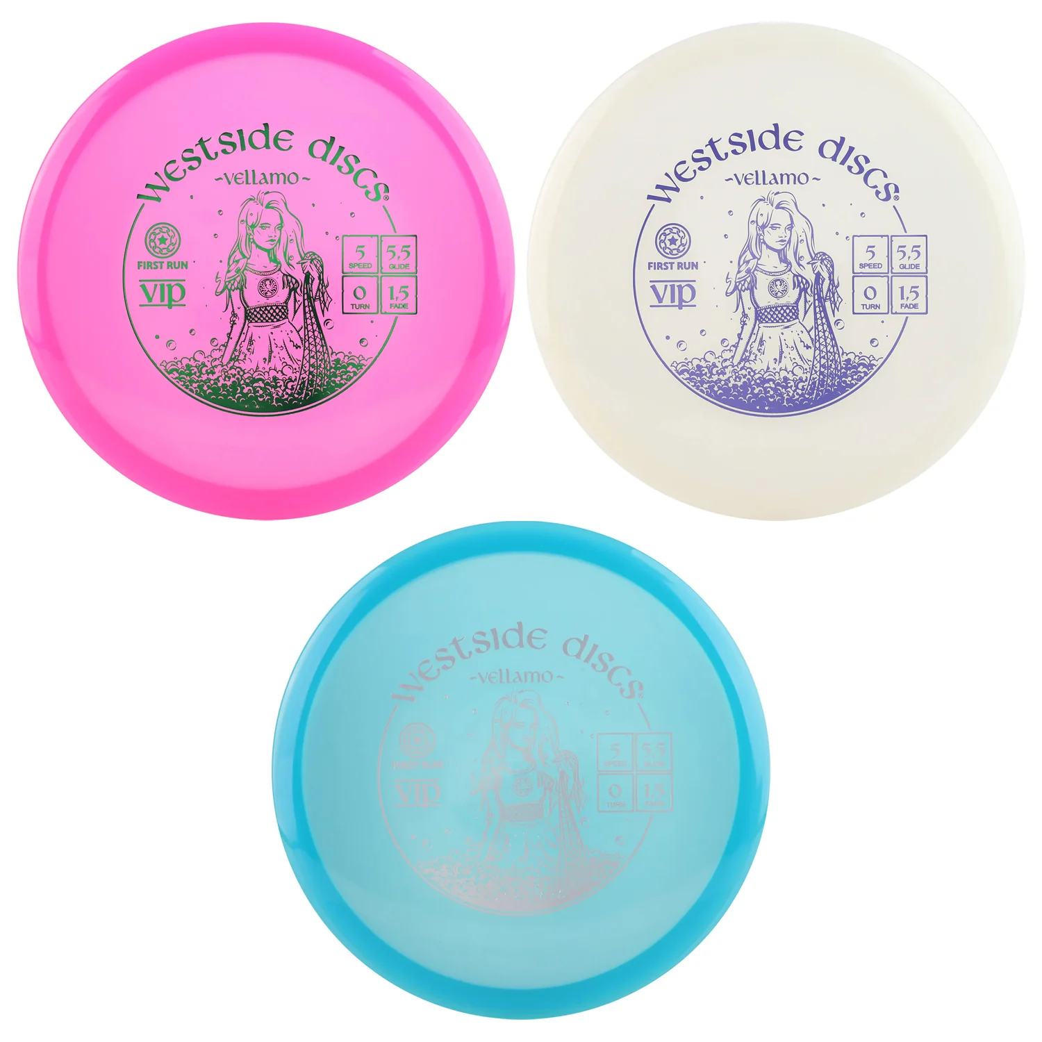 Westside Disc Golf First Run VIP Vellamo Midrange Disc 5/5.5/0/1.5 - Choose Exact Disc