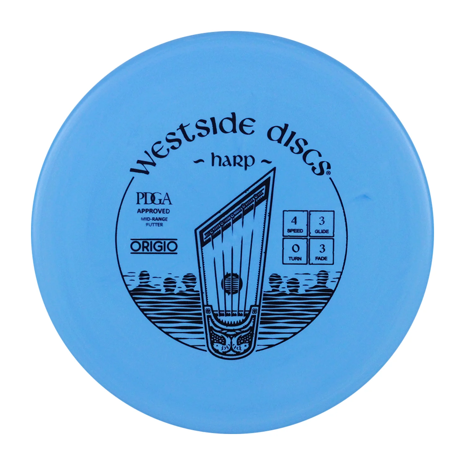 Westside Disc Golf Origio Harp Midrange 4/3/0/3 - Choose Exact Disc - Image 3