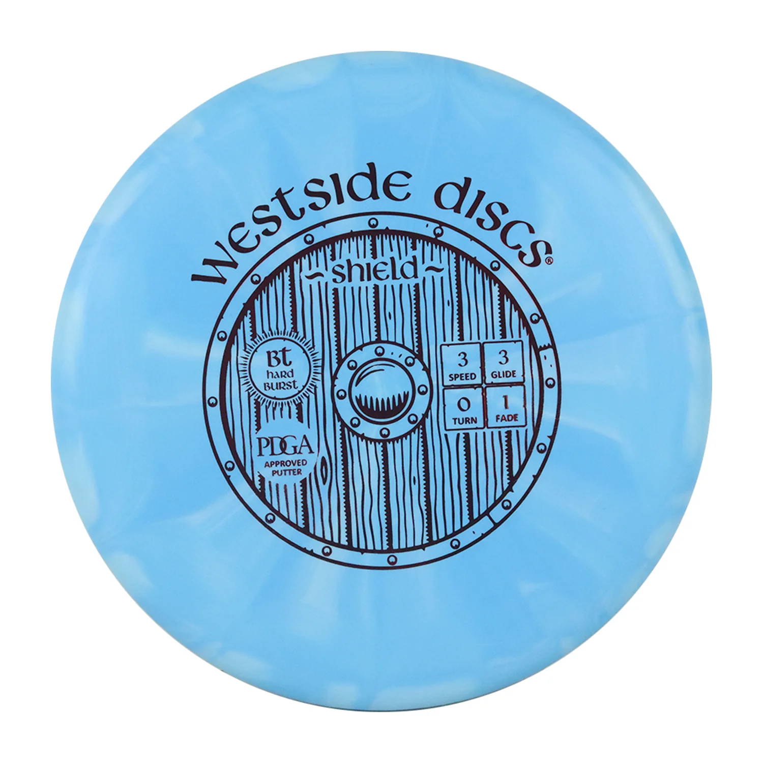 Westside Disc Golf Putter BT Hard Burst Shield 3/3/0/1 - Choose Exact Disc - Image 3