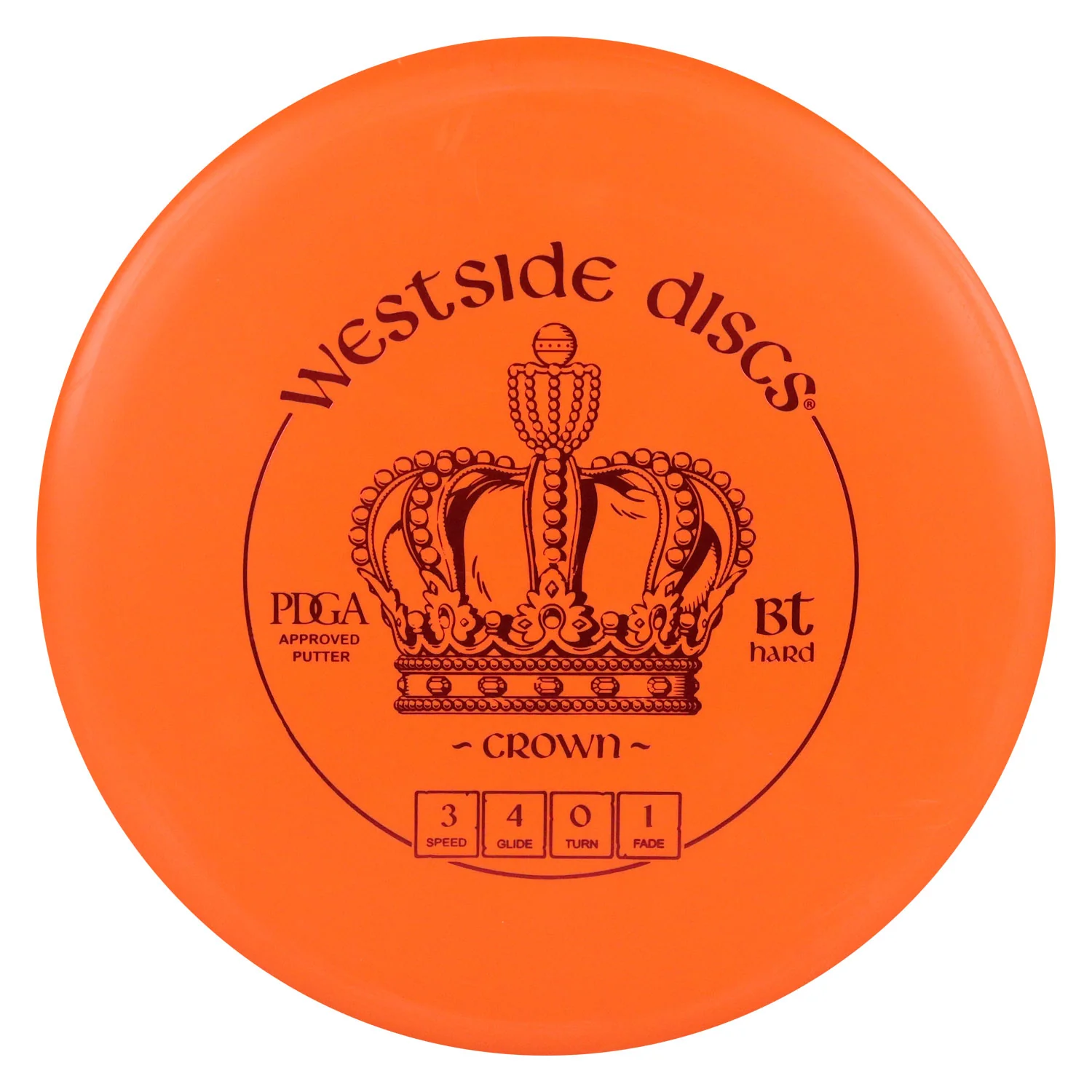 Westside Disc Golf Putter BT Hard Crown 3/4/0/1 - Choose Exact Disc - Image 4