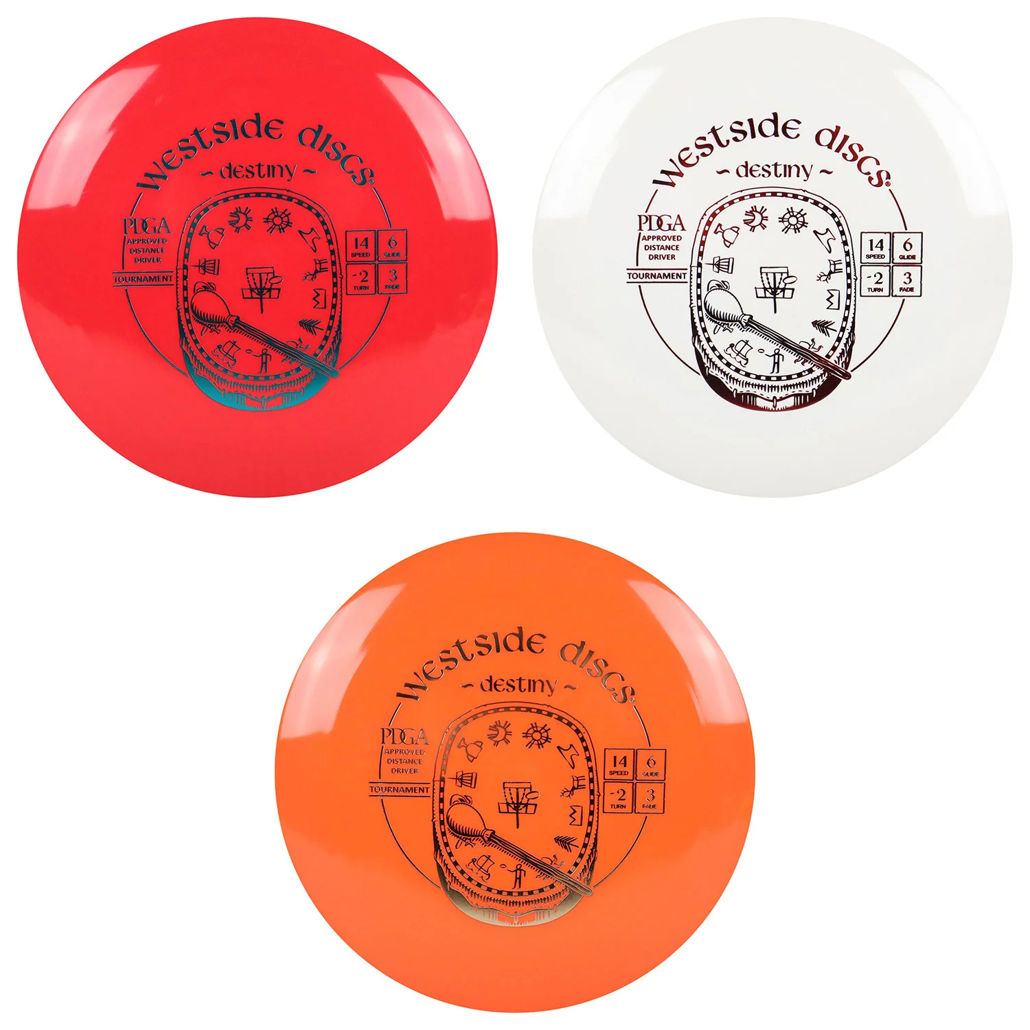 Westside Disc Golf Tournament Destiny Distance Driver 14/6/-2/3 - Choose Exact Disc