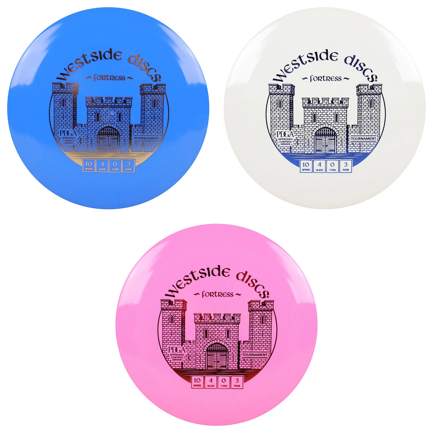 Westside Disc Golf Tournament Fortress Fairway Driver 10/4/0/3 - Choose Exact Disc