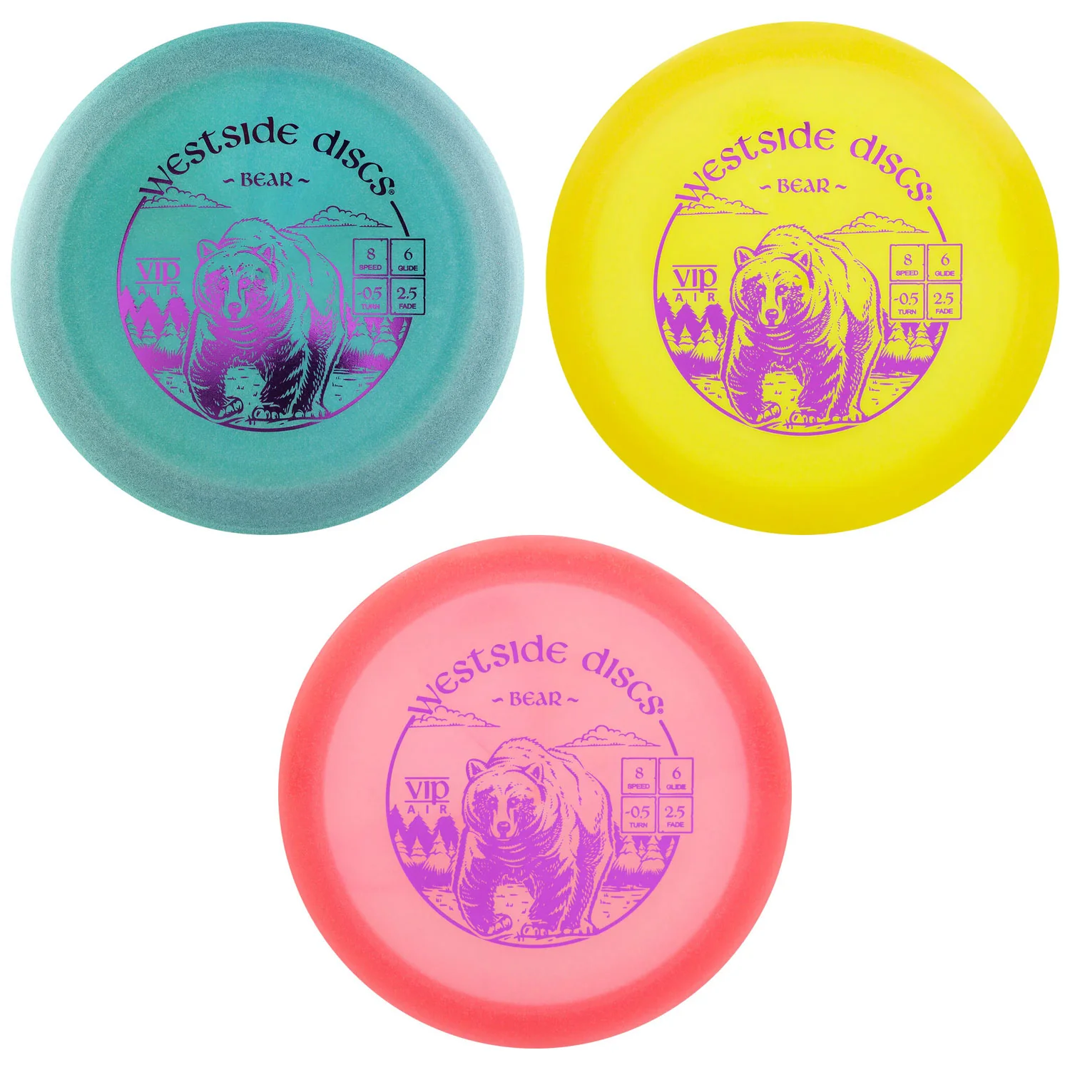 Westside Disc Golf VIP Air Bear Fairway Driver 8/6/-0.5/2.5 - Choose Exact Disc