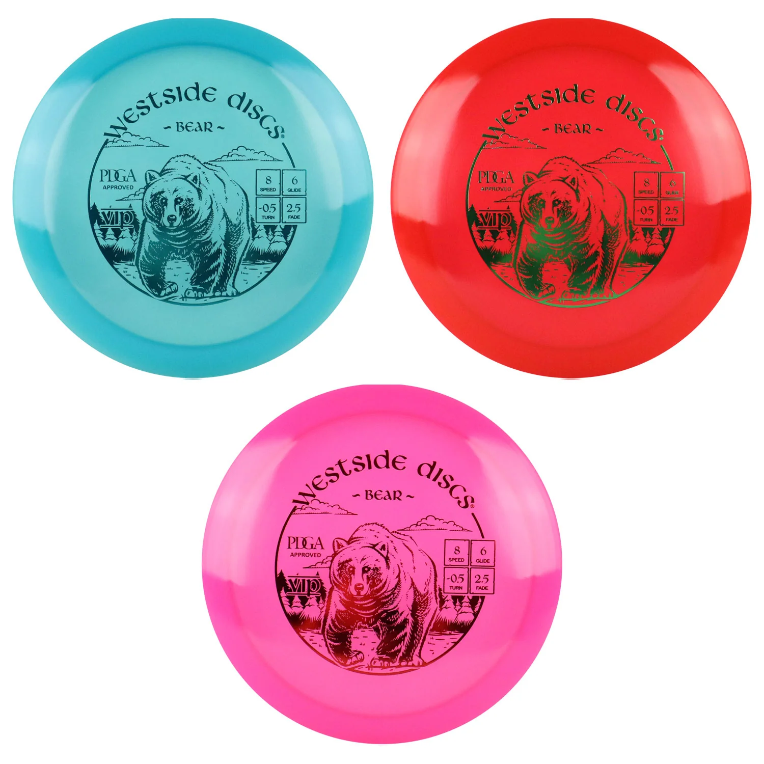Westside Disc Golf VIP Bear Fairway Driver 8/6/-0.5/2.5 - Choose Exact Disc