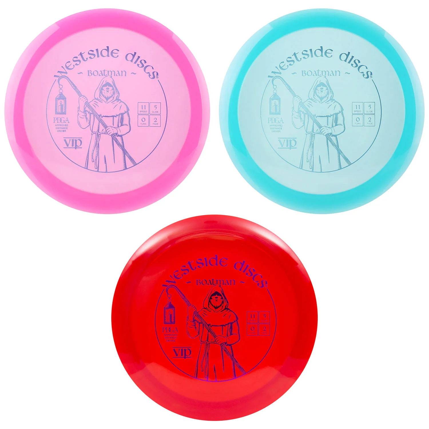Westside Disc Golf VIP Boatman Distance Driver 11/5/0/2 - Choose Exact Disc