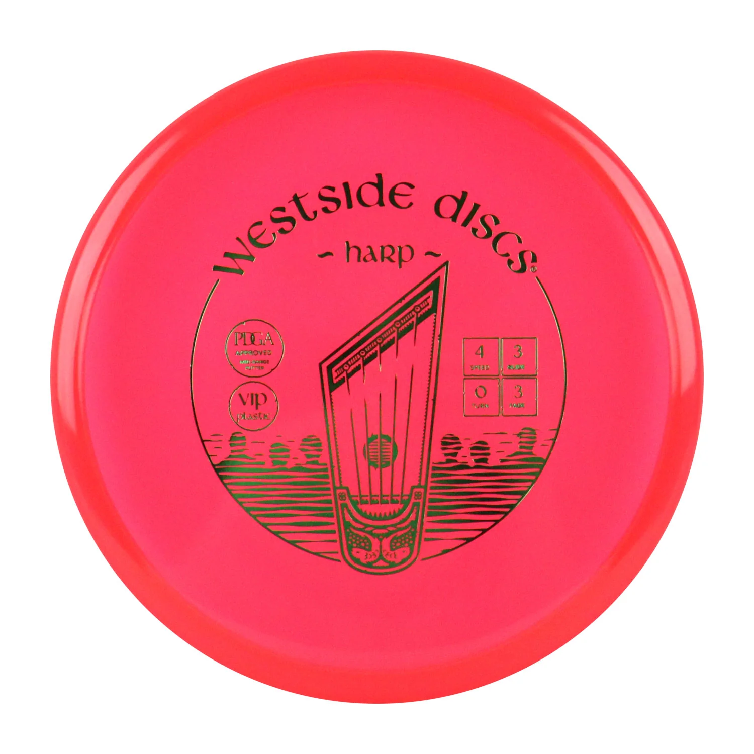 Westside Disc Golf VIP Harp Midrange 4/3/0/3 - Choose Exact Disc - Image 3
