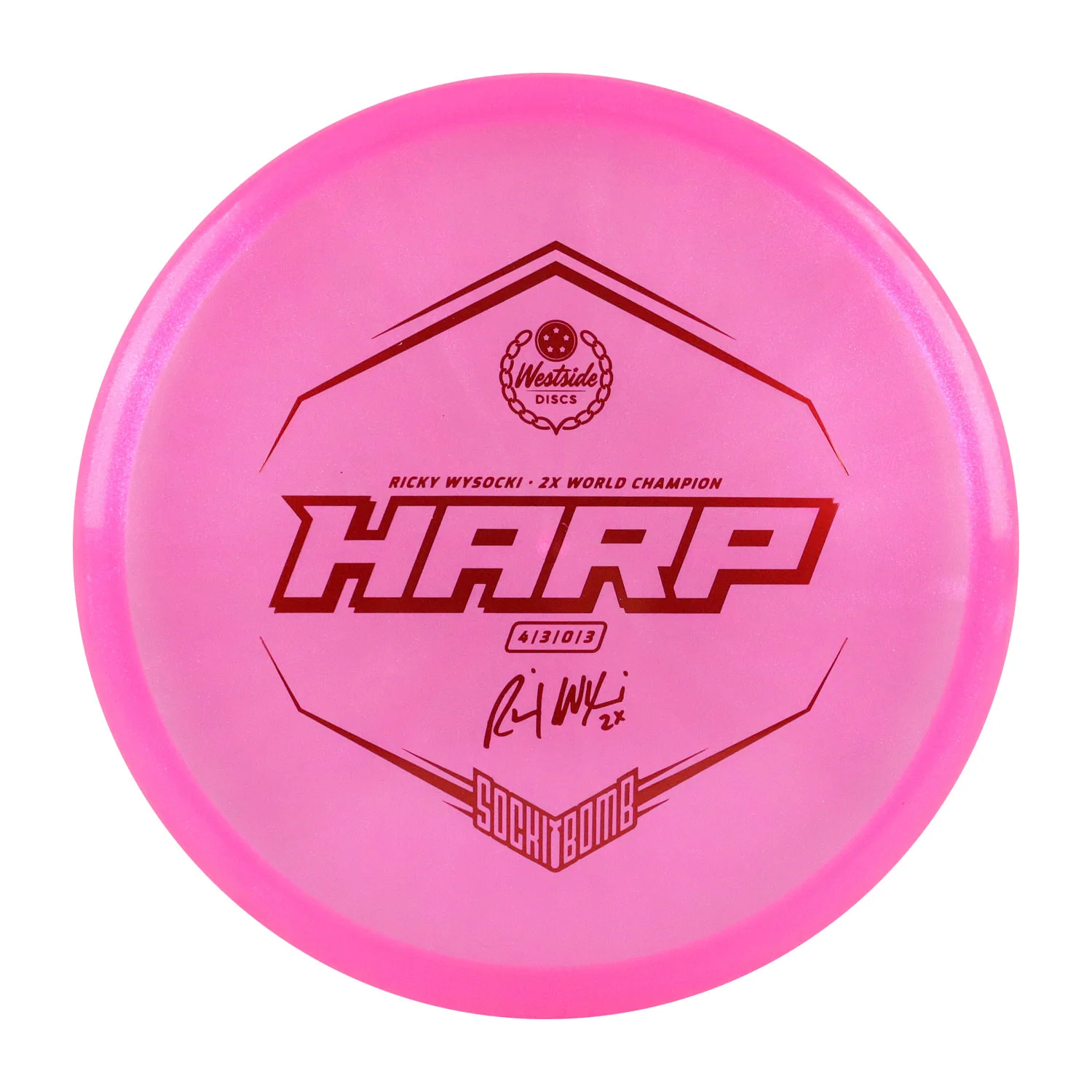 Westside Disc Golf VIP Ice Glimmer Ricky Wysocki Harp Putter 4/3/0/3 - Choose Exact Disc - Image 3