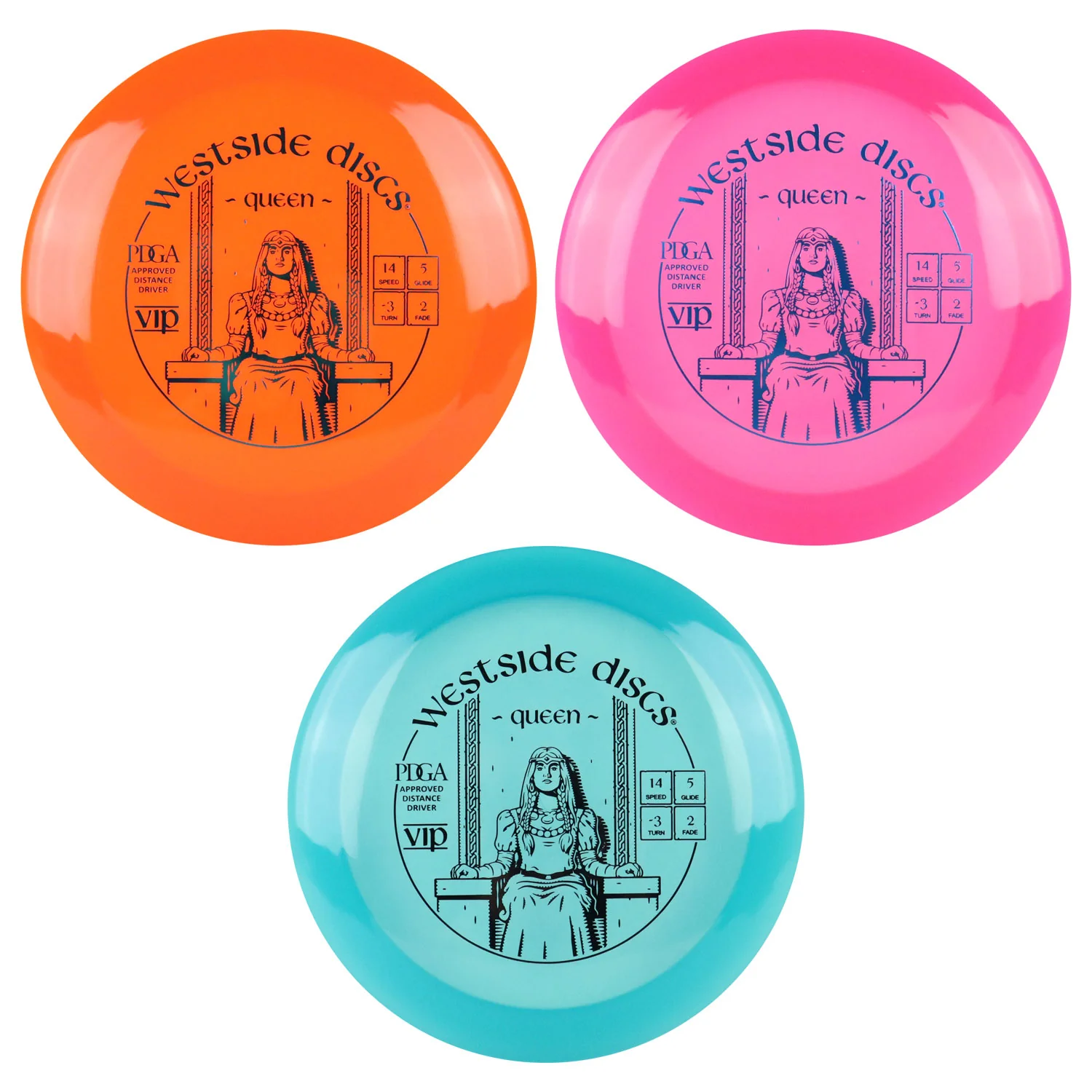 Westside Disc Golf VIP Queen Distance Driver 14/5/-3/2 - Choose Exact Disc