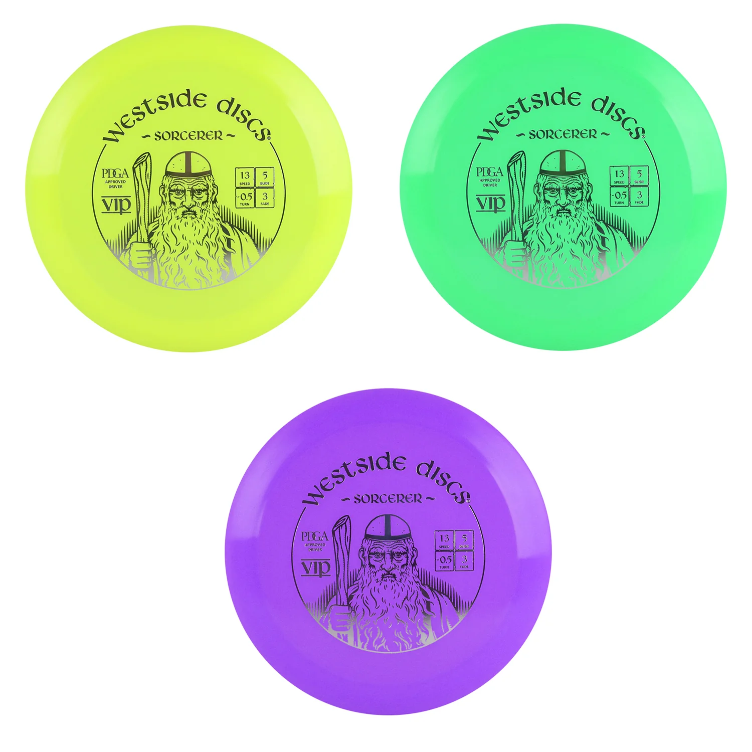 Westside Disc Golf VIP Sorcerer Distance Driver 13/5/-0.5/3 - Choose Exact Disc