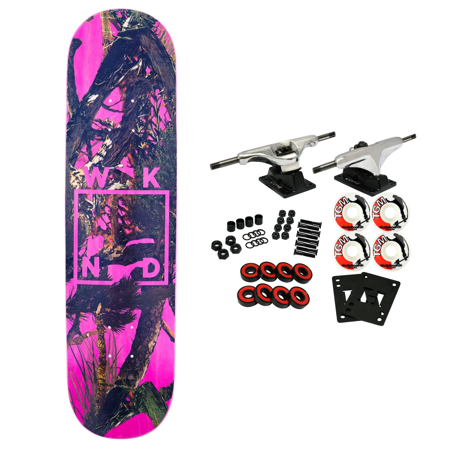 WKND Complete Camo Logo Purple 8.12"