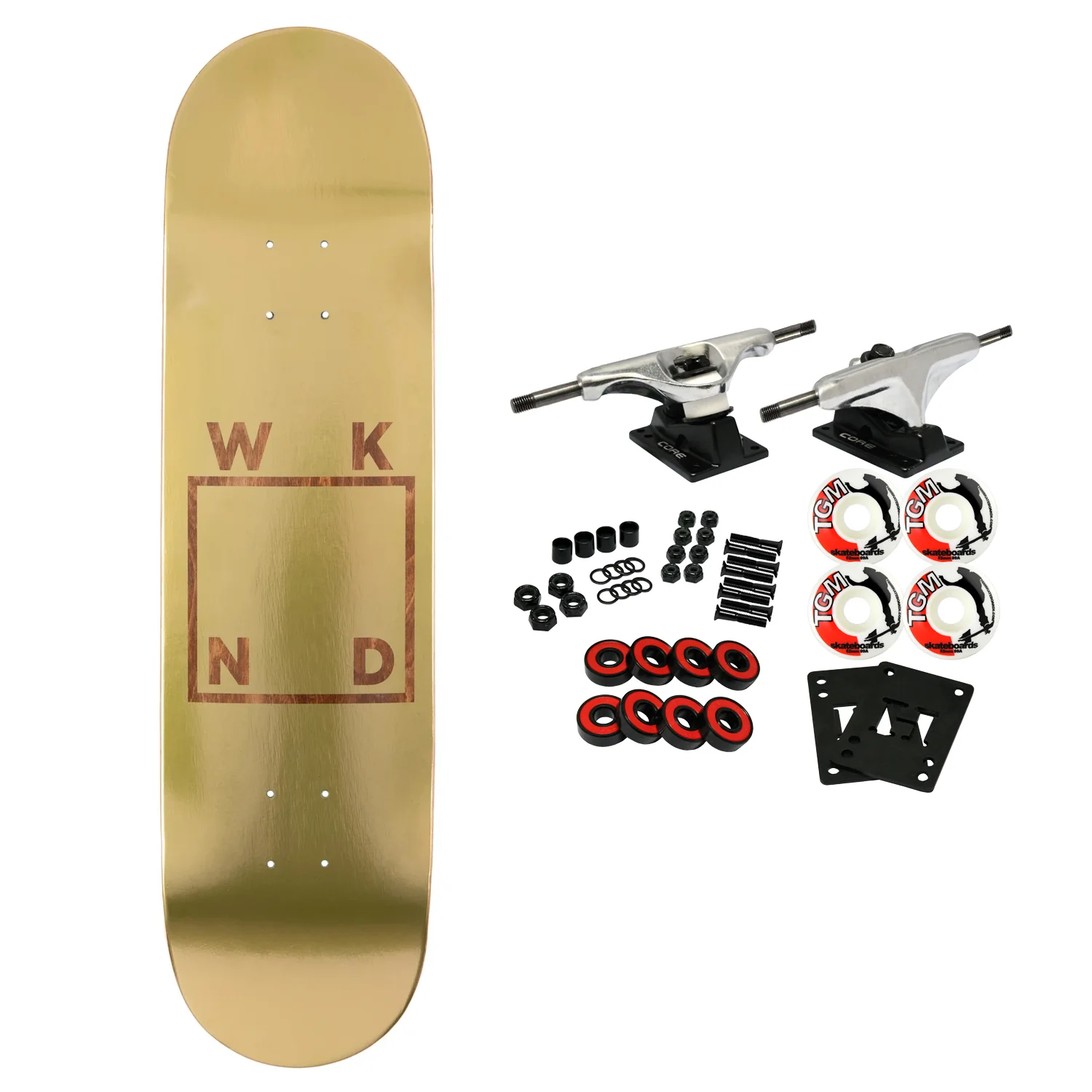 WKND Complete Gold Plated Logo 8.25"