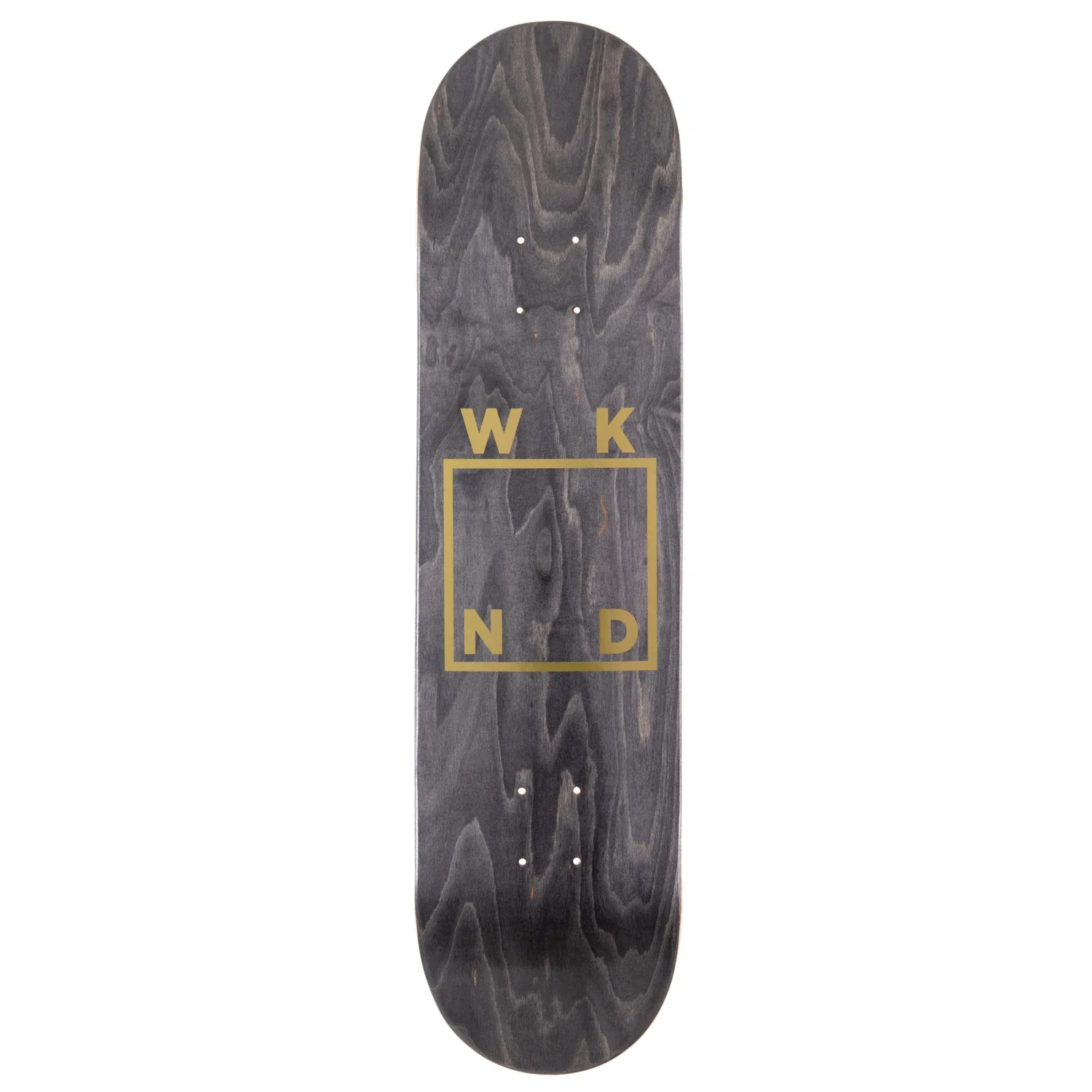 WKND Deck Gold Logo Black 8.0"