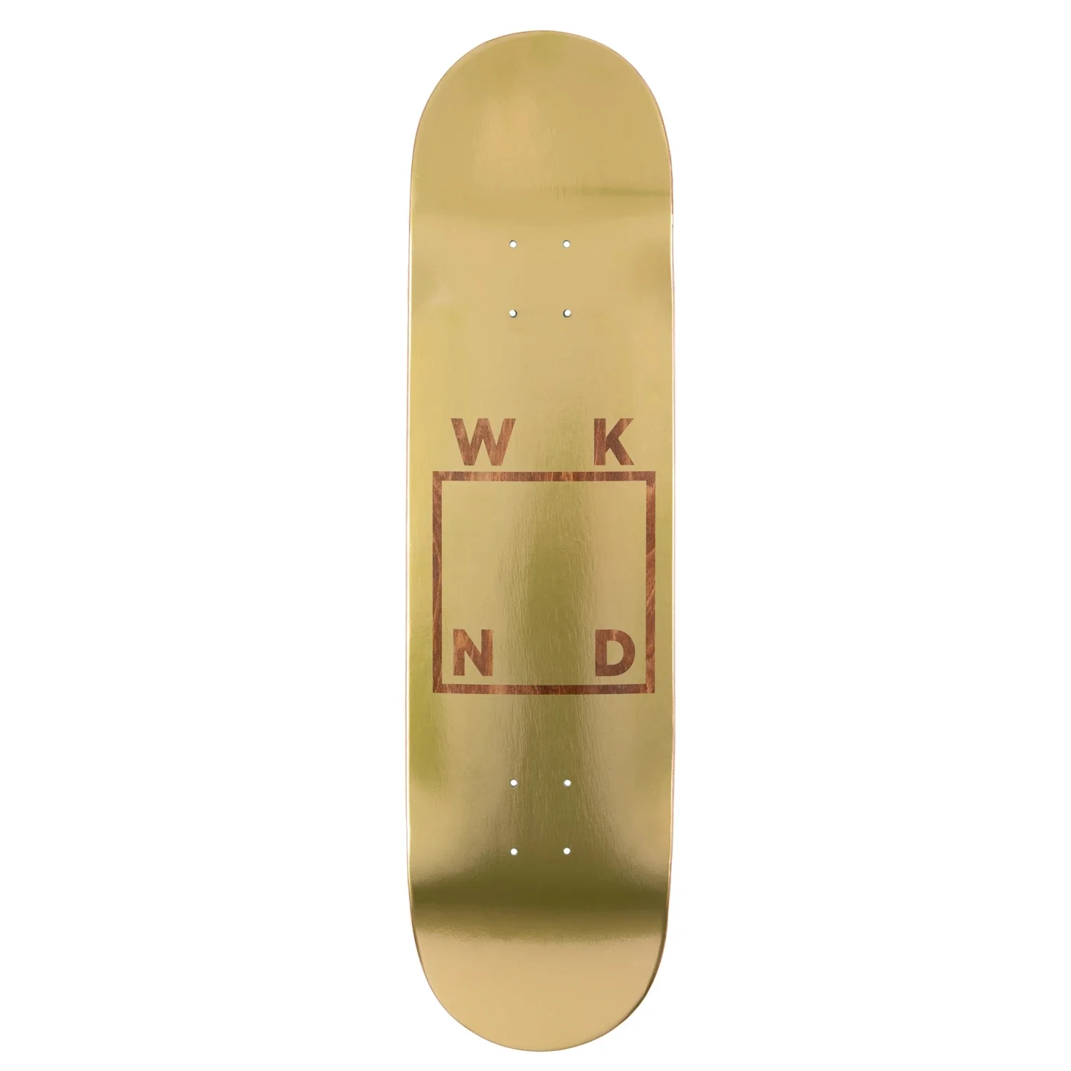 WKND Deck Gold Plated Logo 8.37"