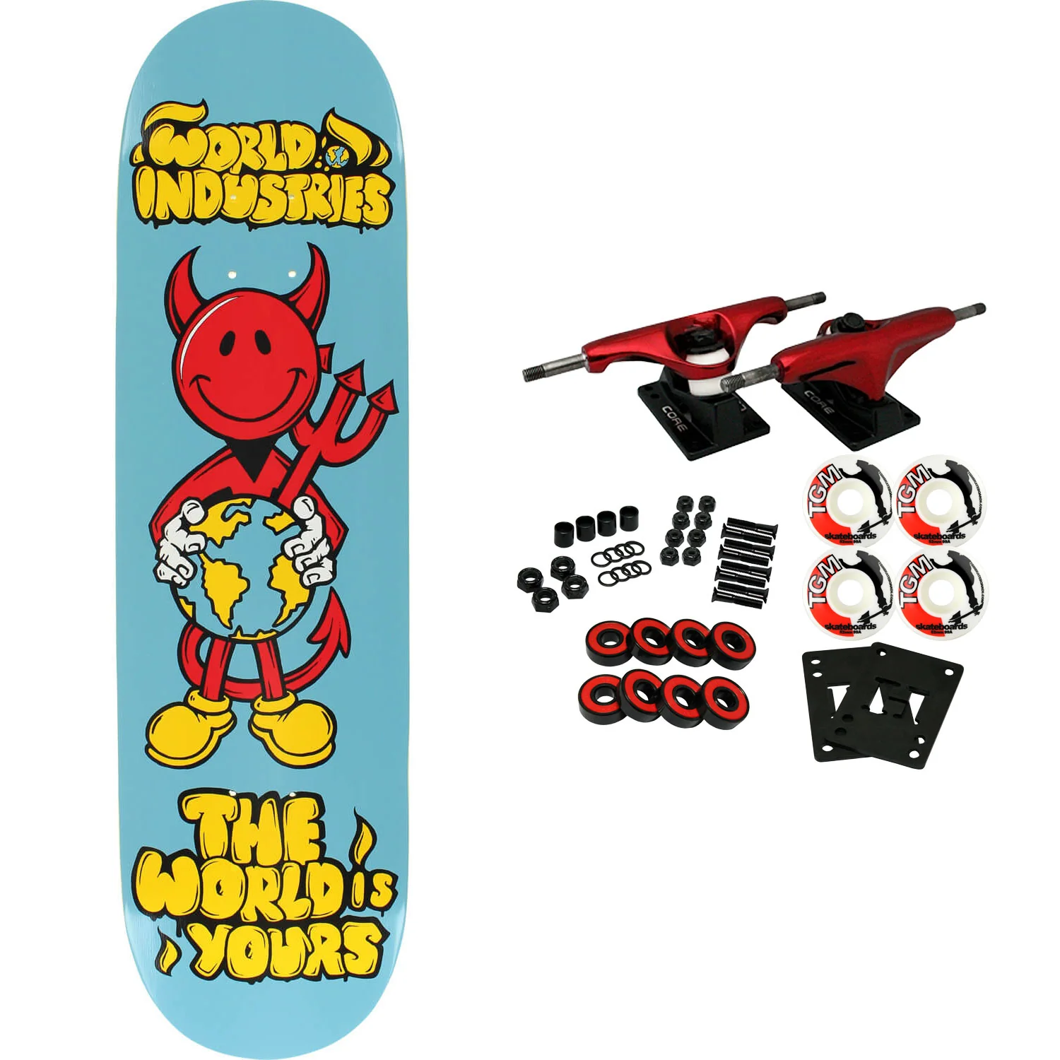 World Industries Complete Devilman The World is Yours 8.25"