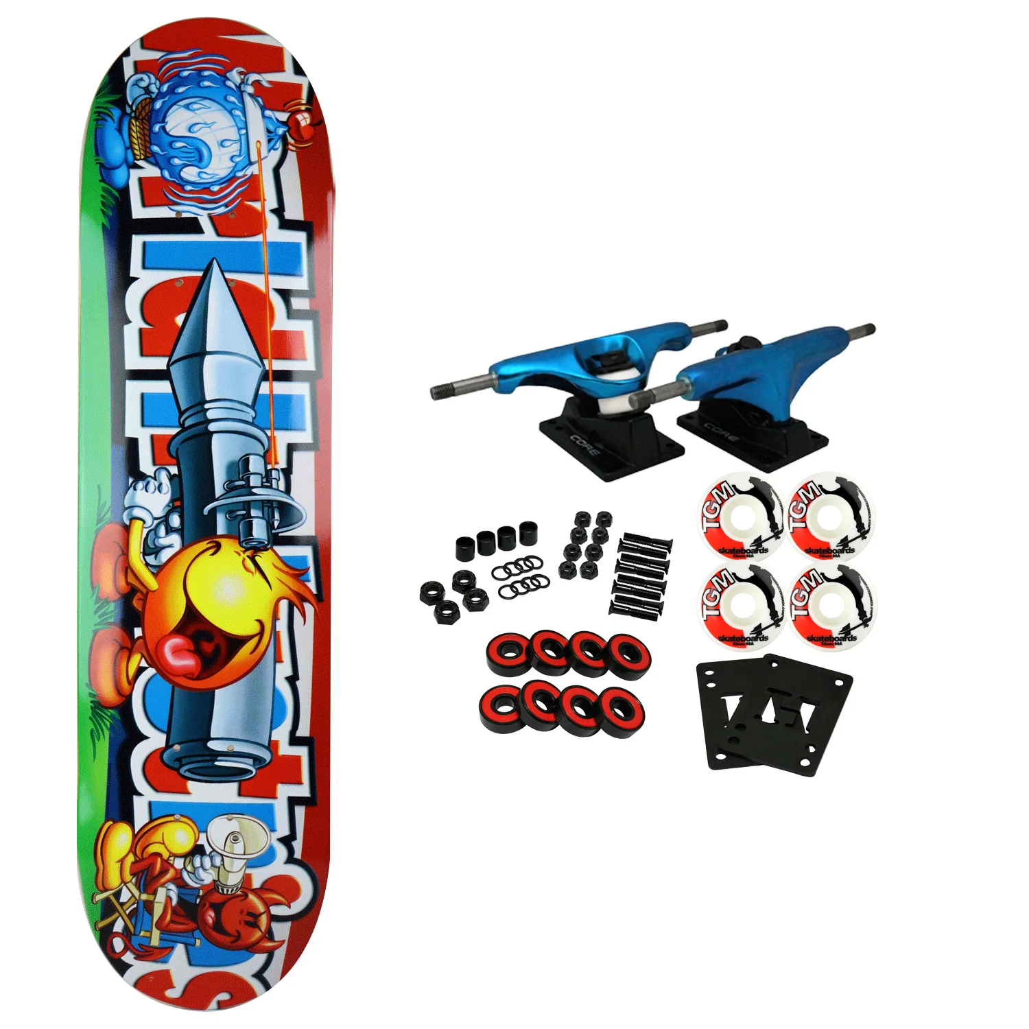 World Industries Skateboard Complete Bazooka 8.1"
