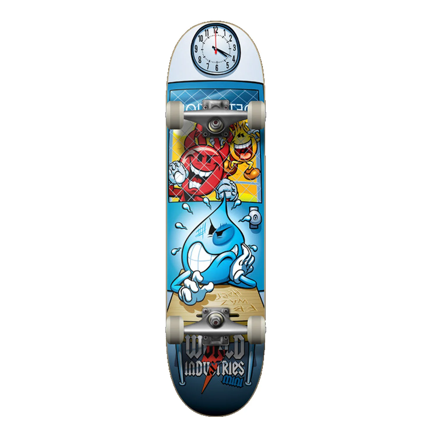 World Industries Skateboard Complete Detention 8.0" x 31.5" Ready to Ride